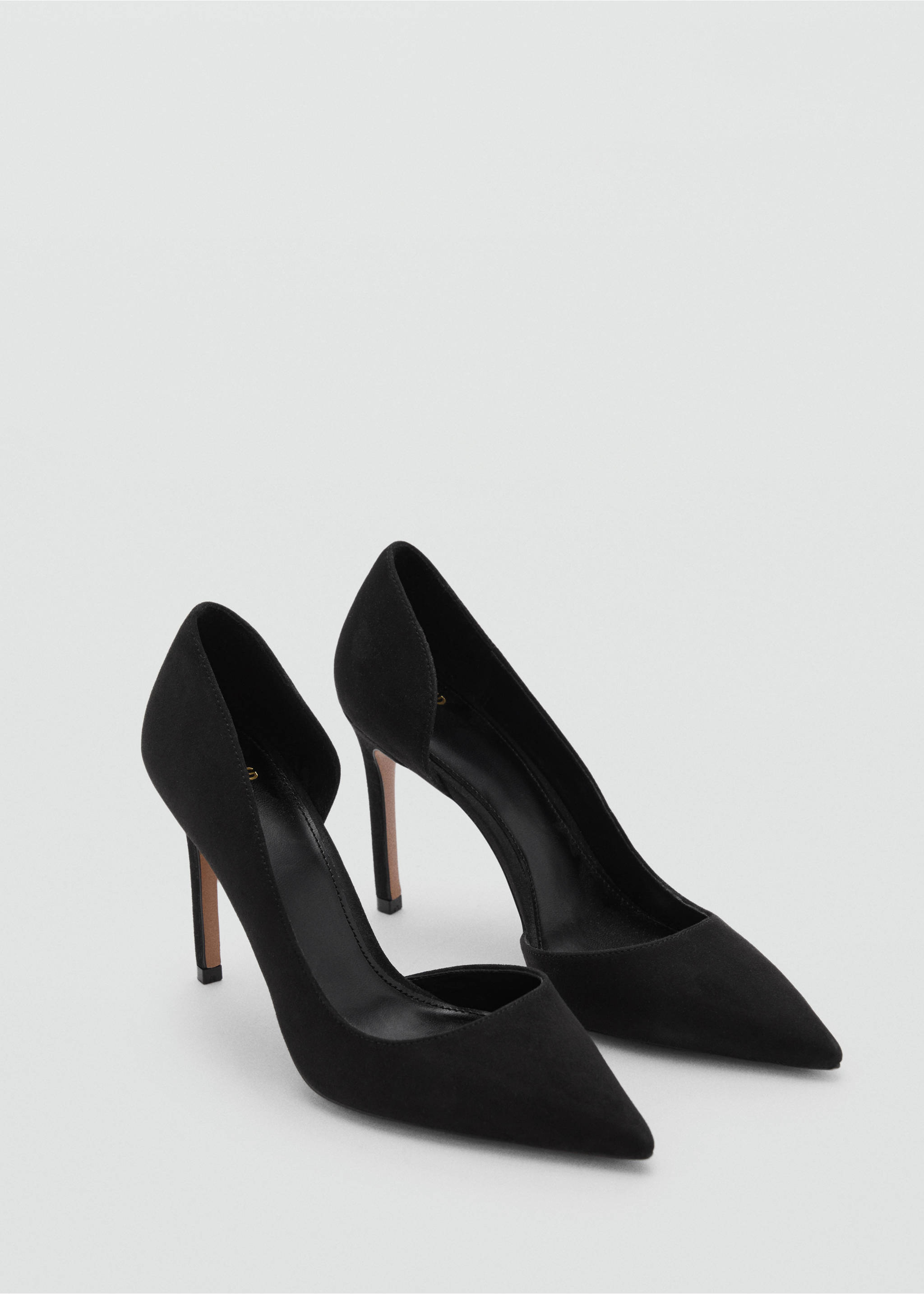 Chaussures talon asymétriques - Plan moyen, Noir. Ref: 77084016-00.