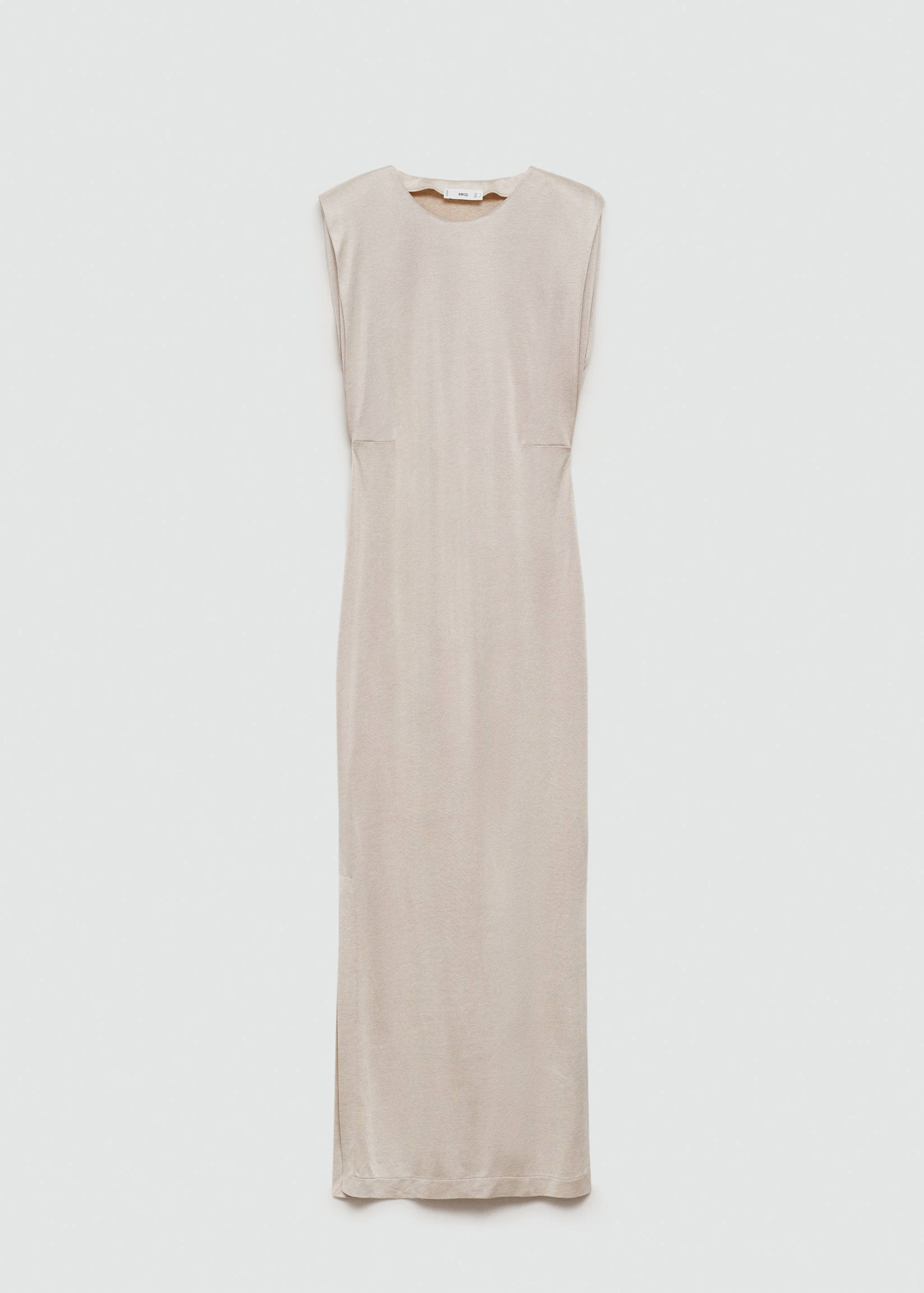 Vestido punto hombreras - Article without model