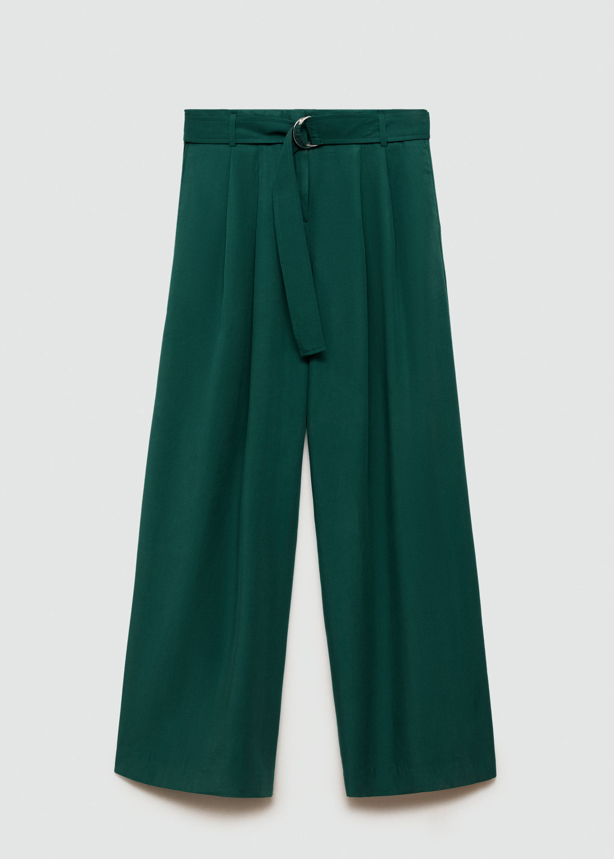 Lyocell trousers with belt - Article without model