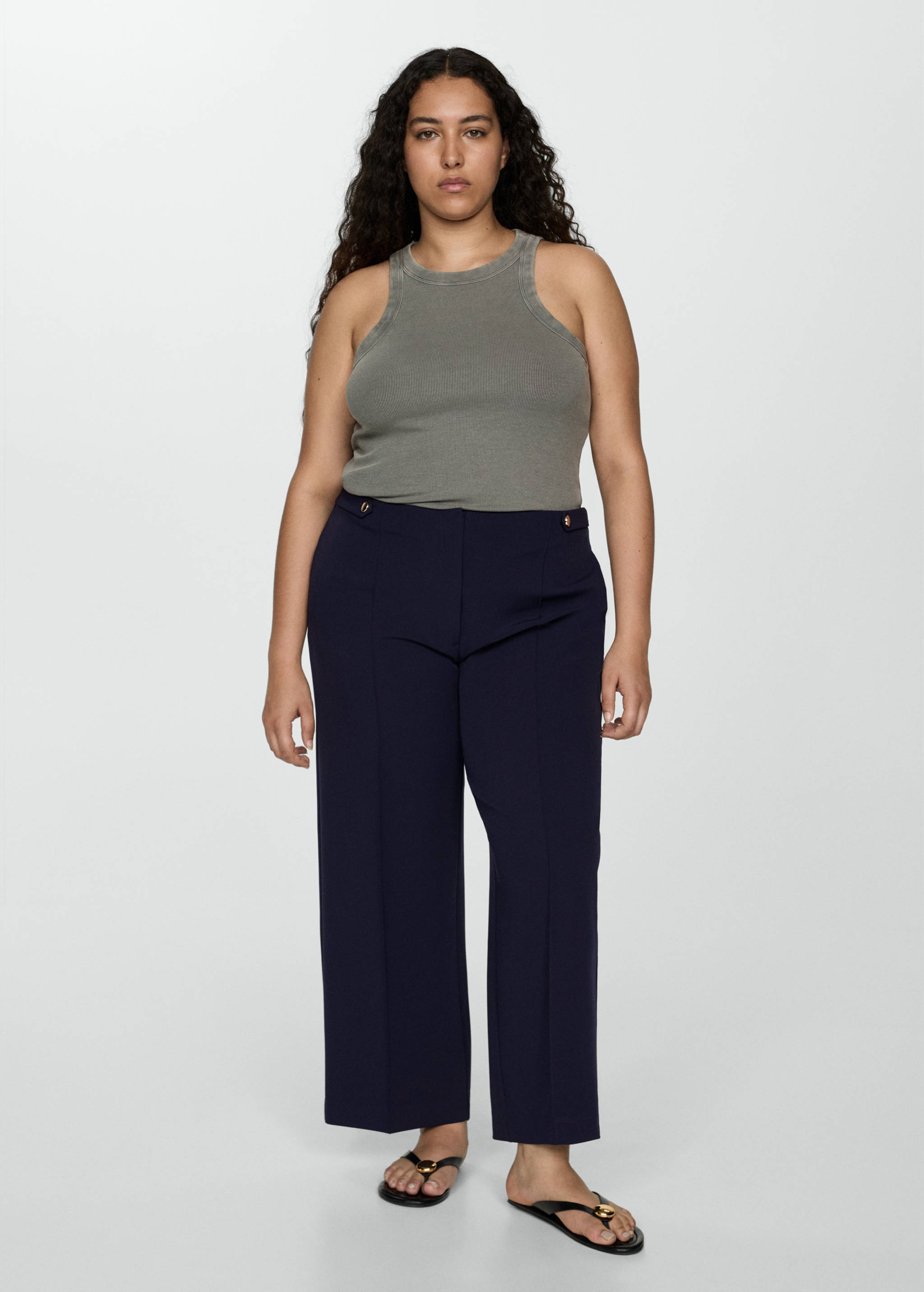 Pantalón recto botones - Detalle del artículo 3