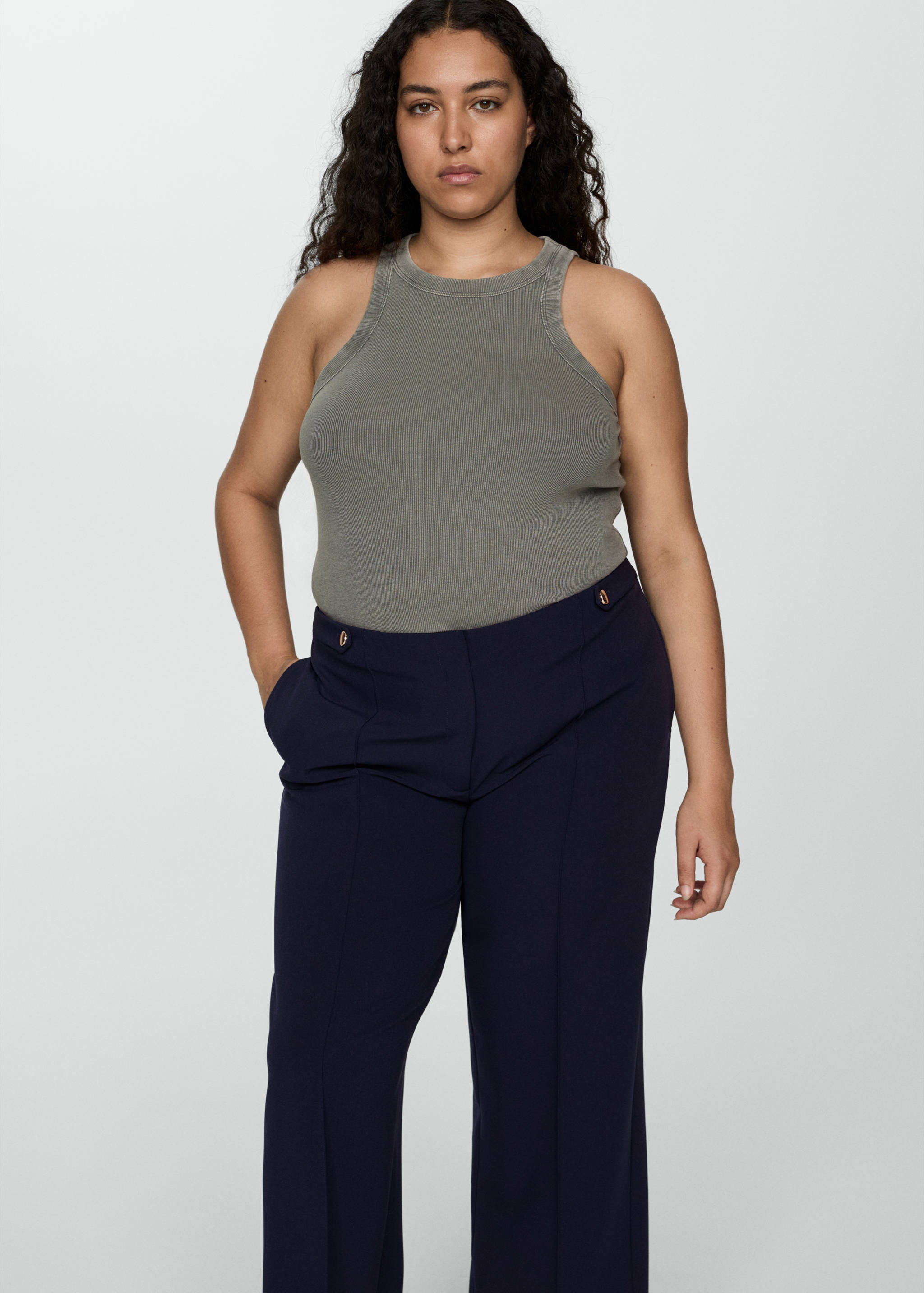 Pantalón recto botones - Detalle del artículo 5