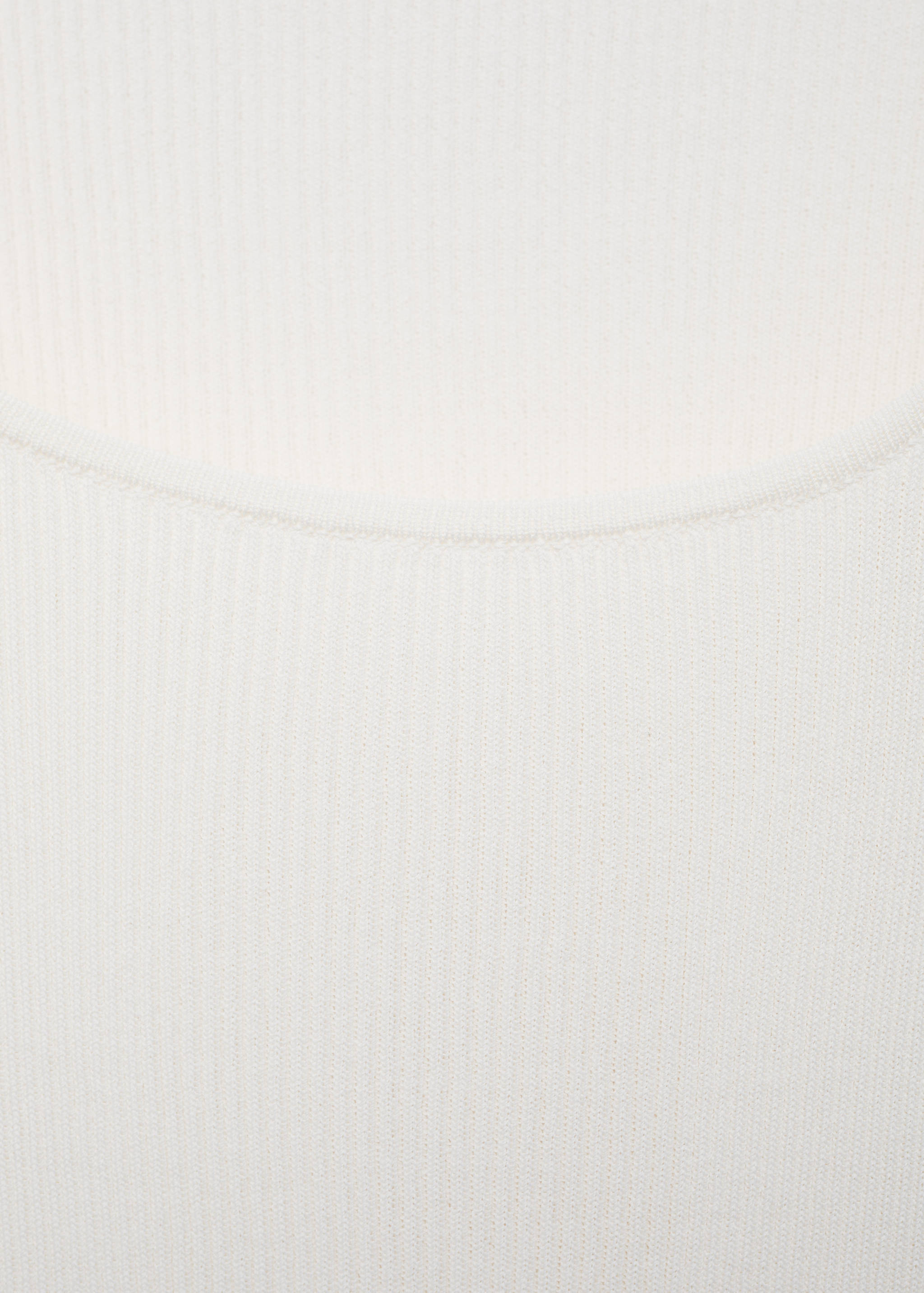 Fine ribbed knit top - Details of the article 8