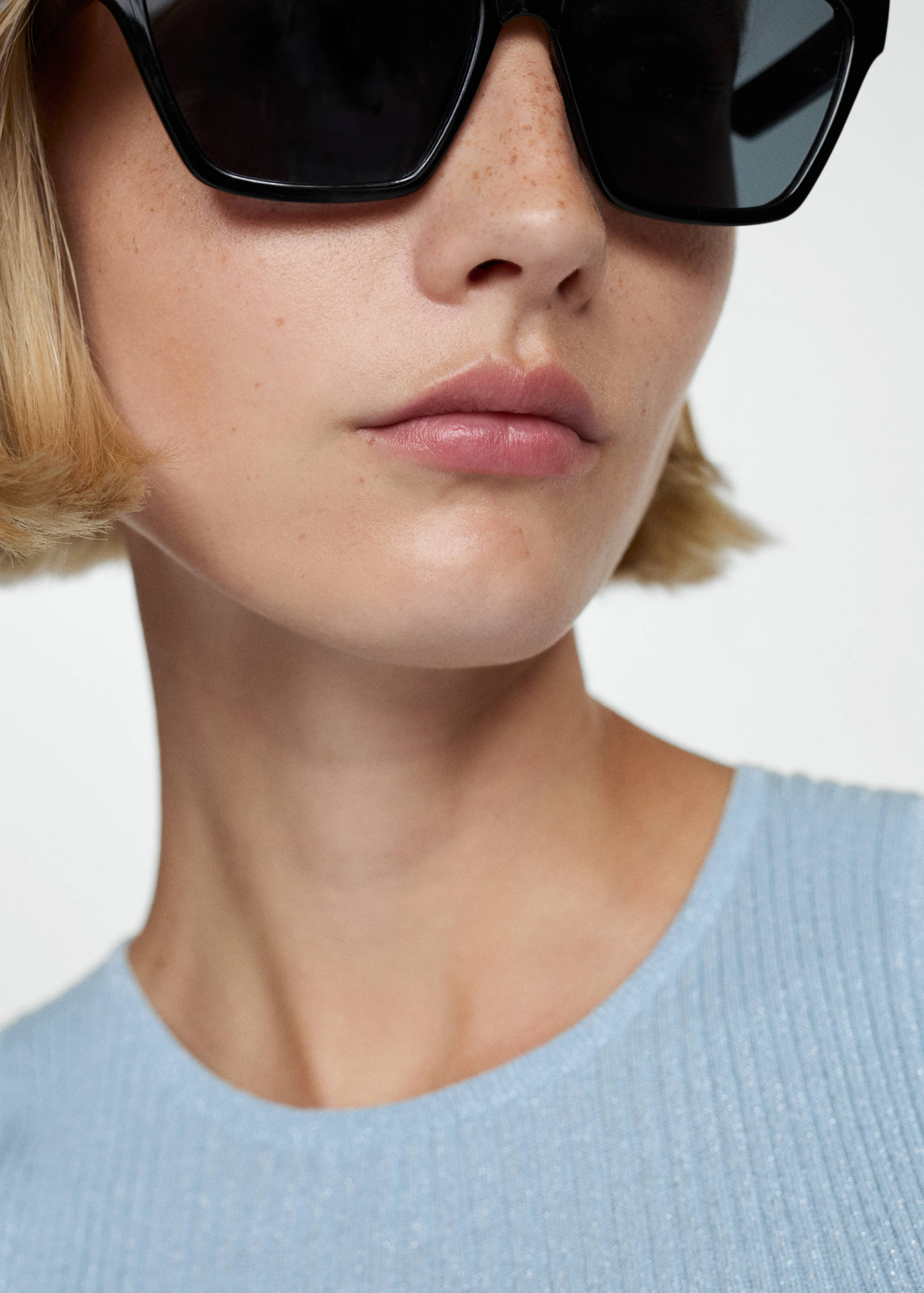 Ribbed knit top - Details of the article 1