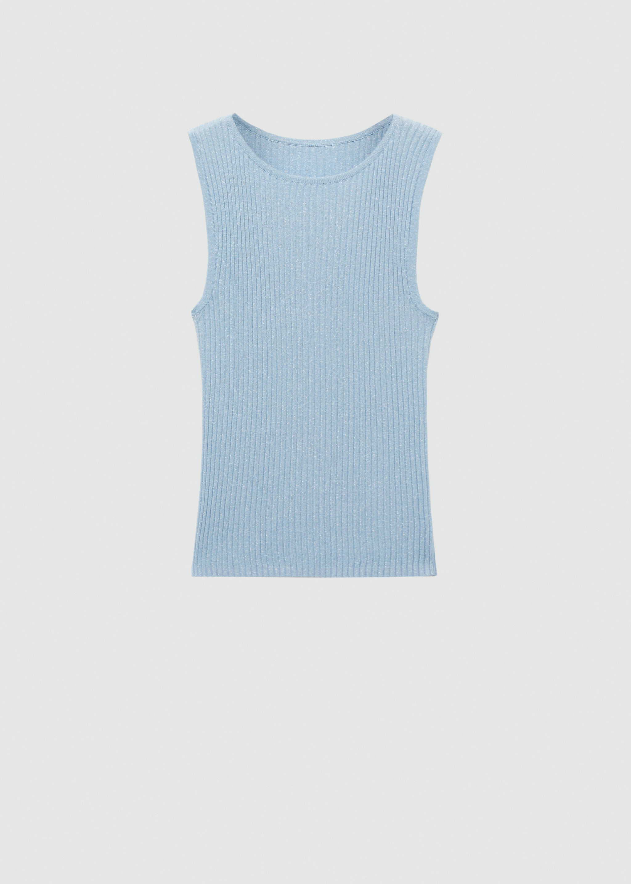 Ribbed knit top - Article without model