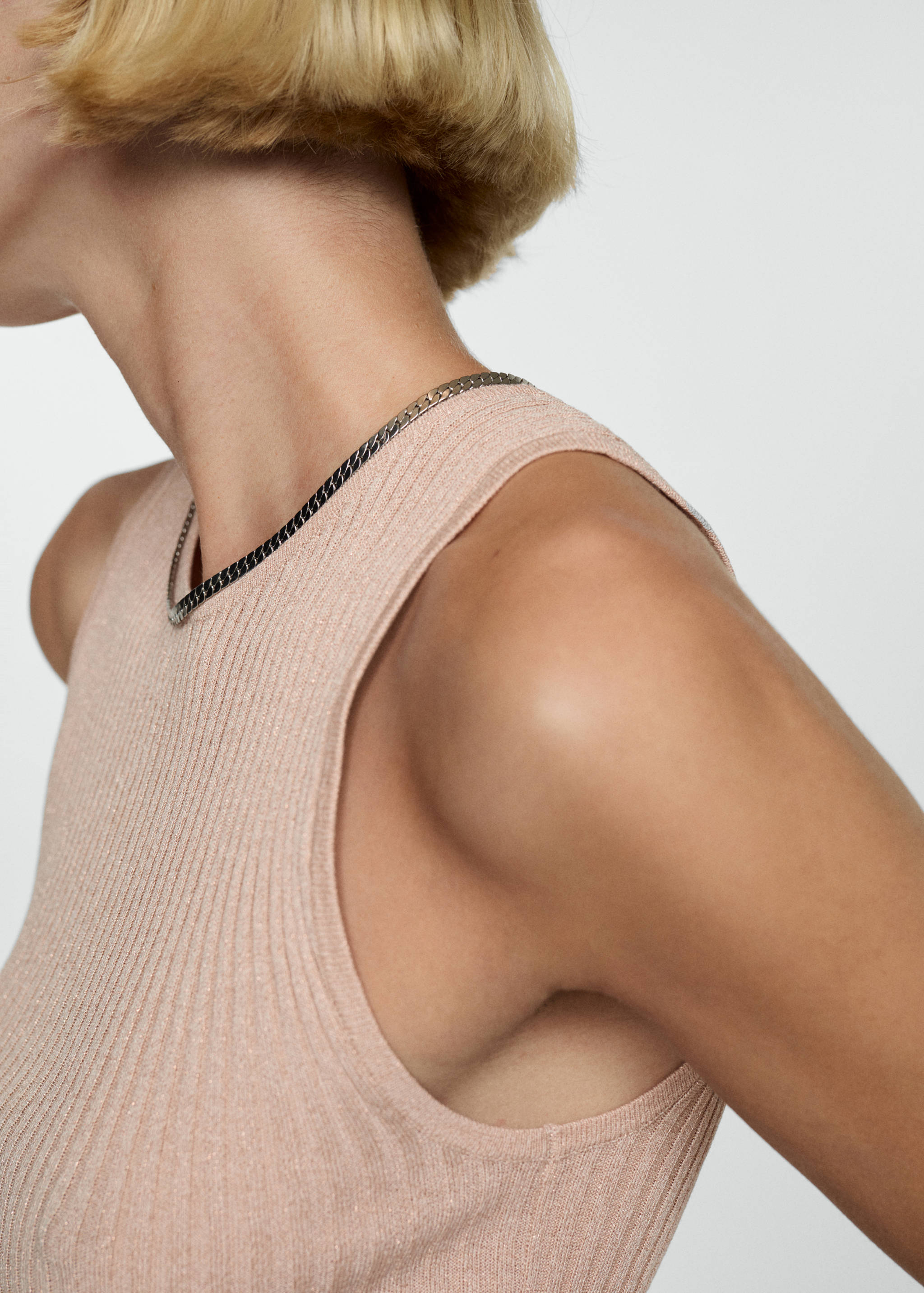 Ribbed knit top - Details of the article 6
