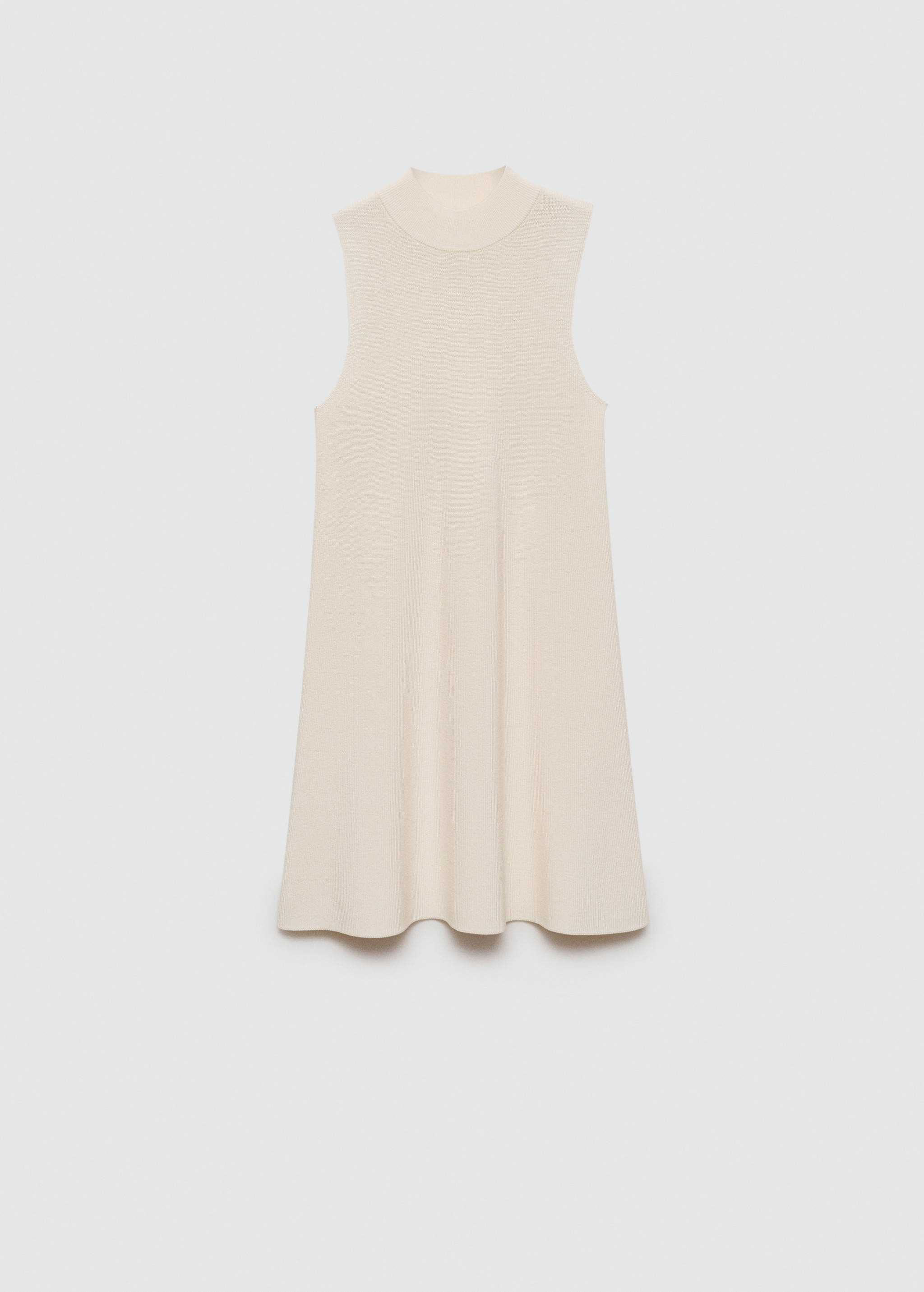 Perkins-neck knitted dress - Article without model