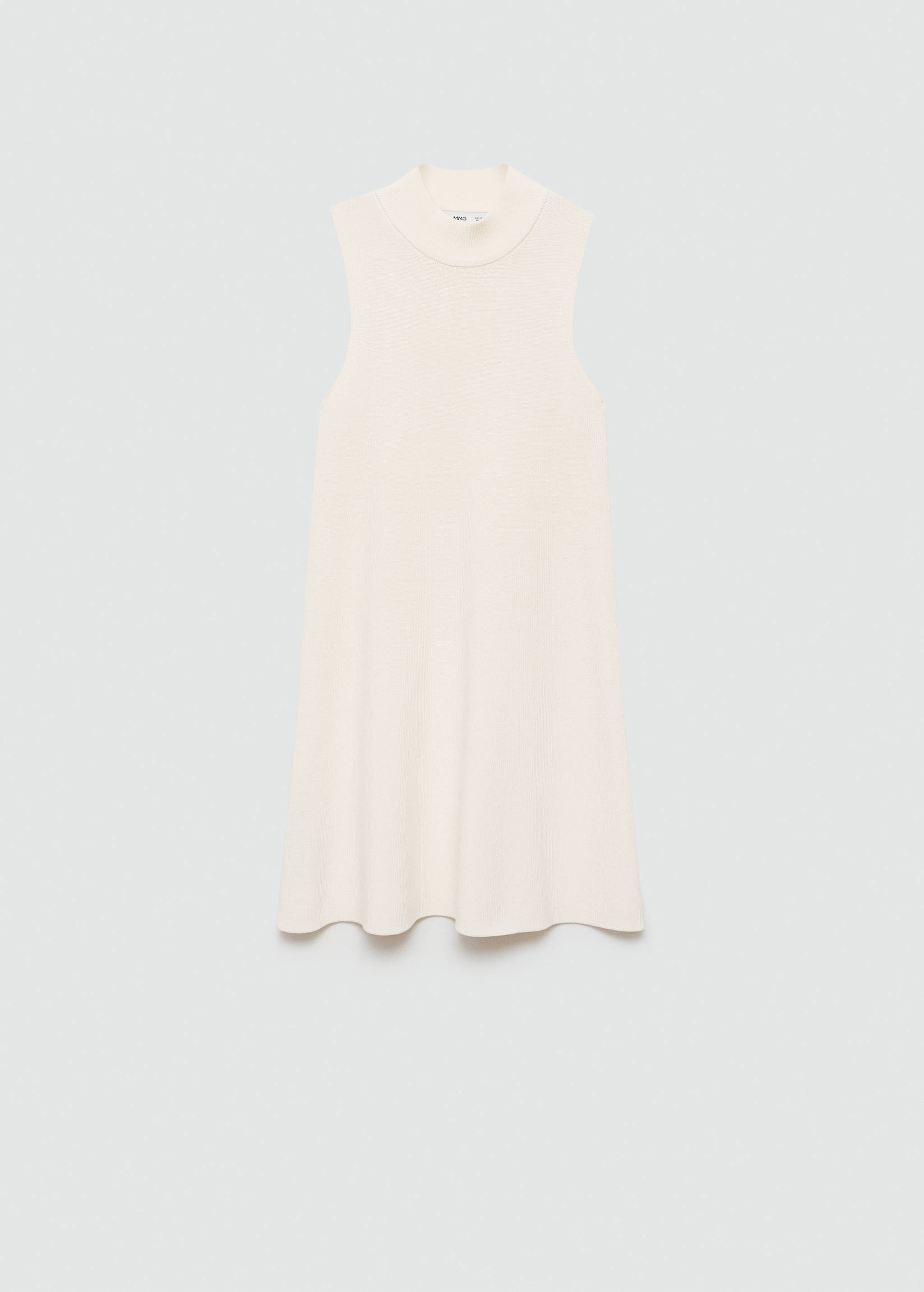 Perkins-neck knitted dress - Article without model