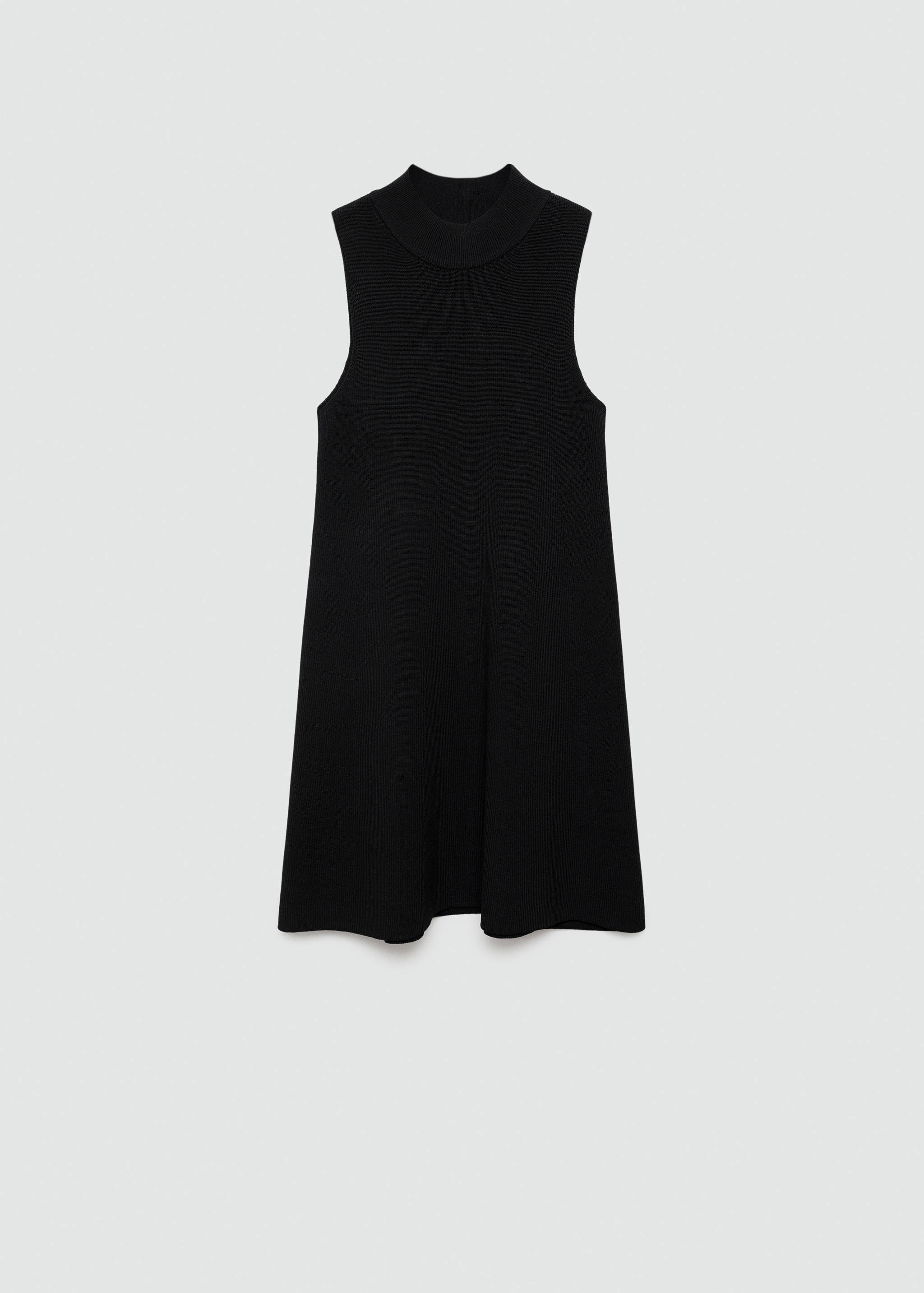 Perkins-neck knitted dress - Article without model