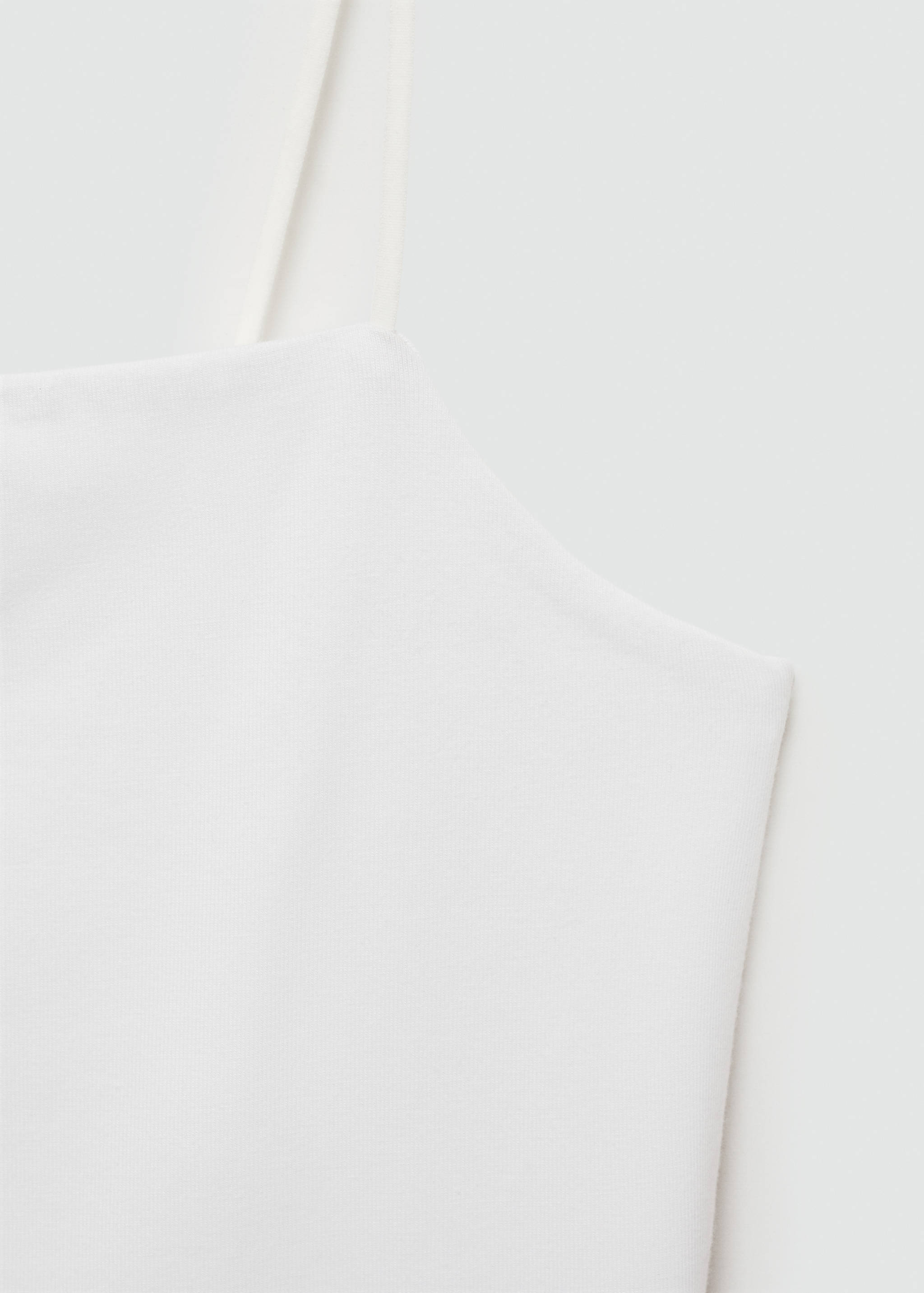 Топ на бретельках с прямым декольте - Деталь изделия 8