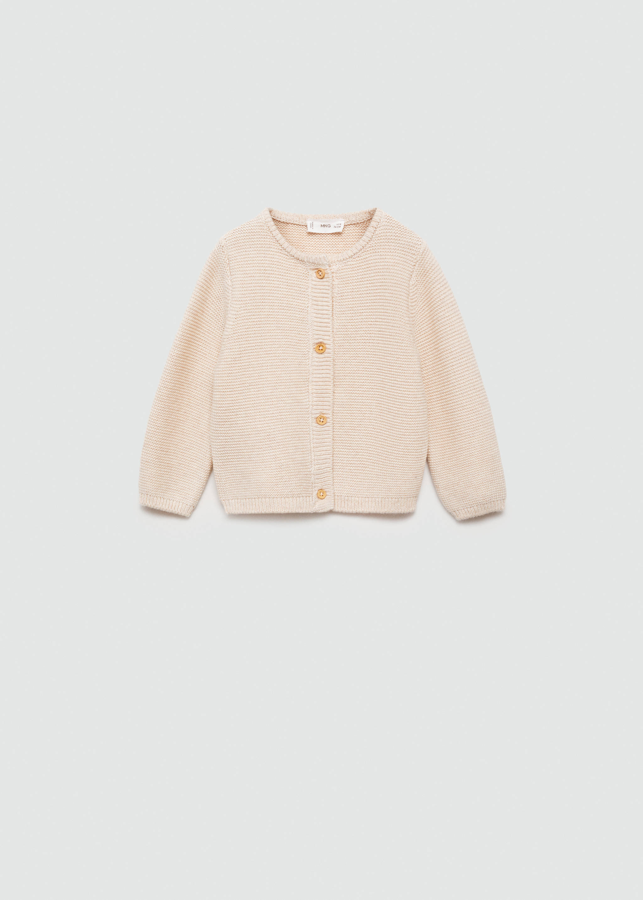 Button knit cardigan - Article without model