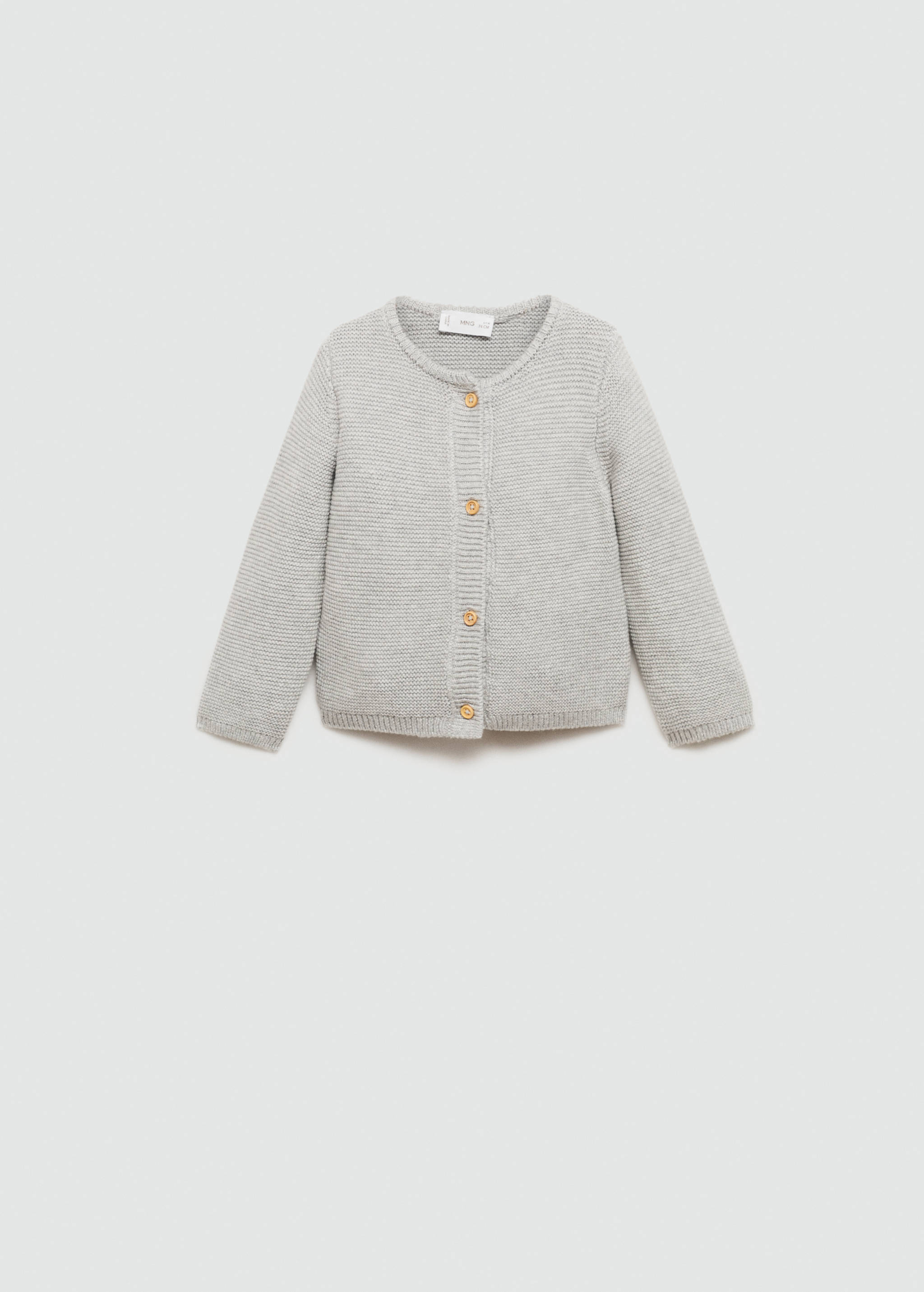 Button knit cardigan - Article without model