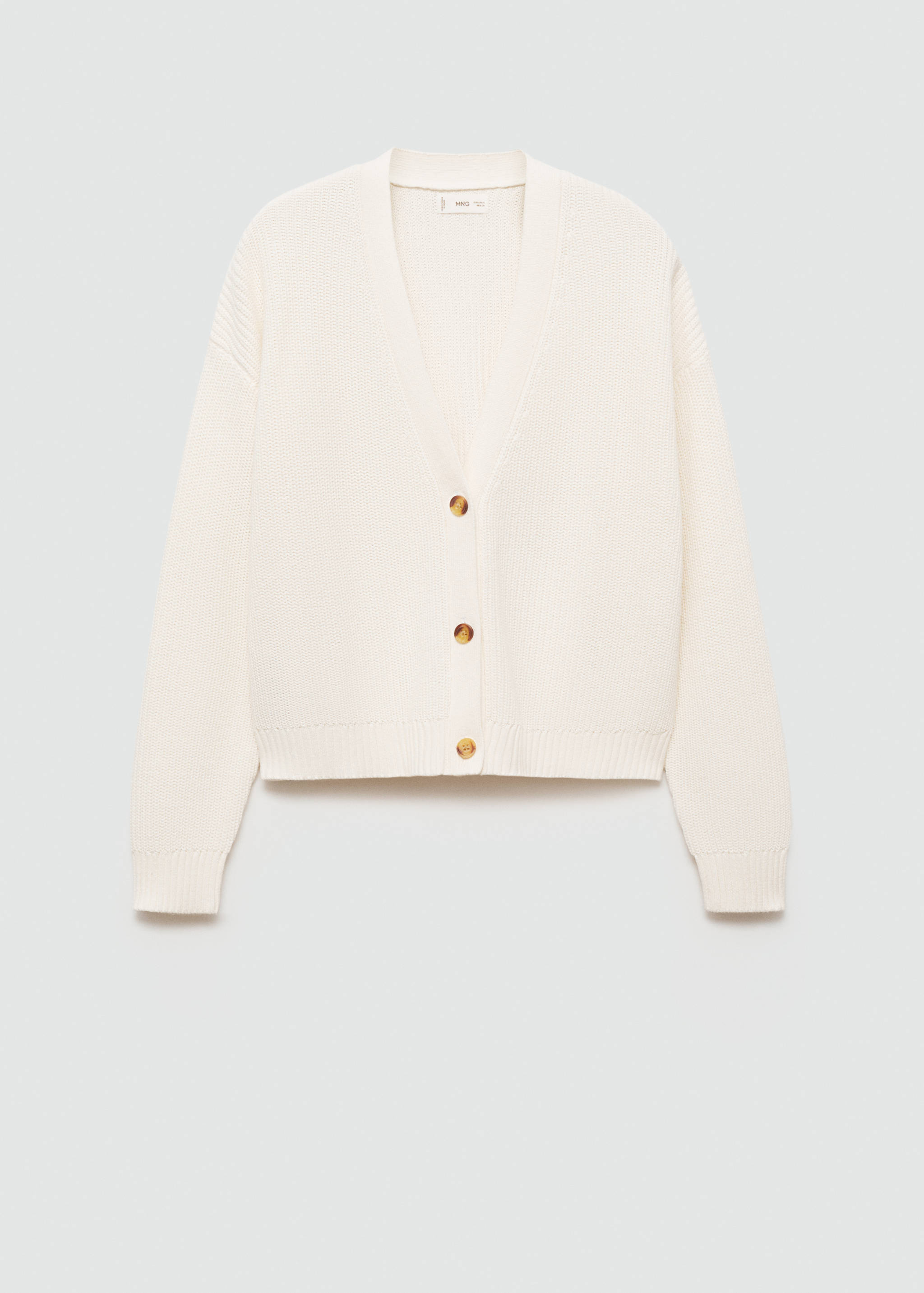 Button knit cardigan - Article without model