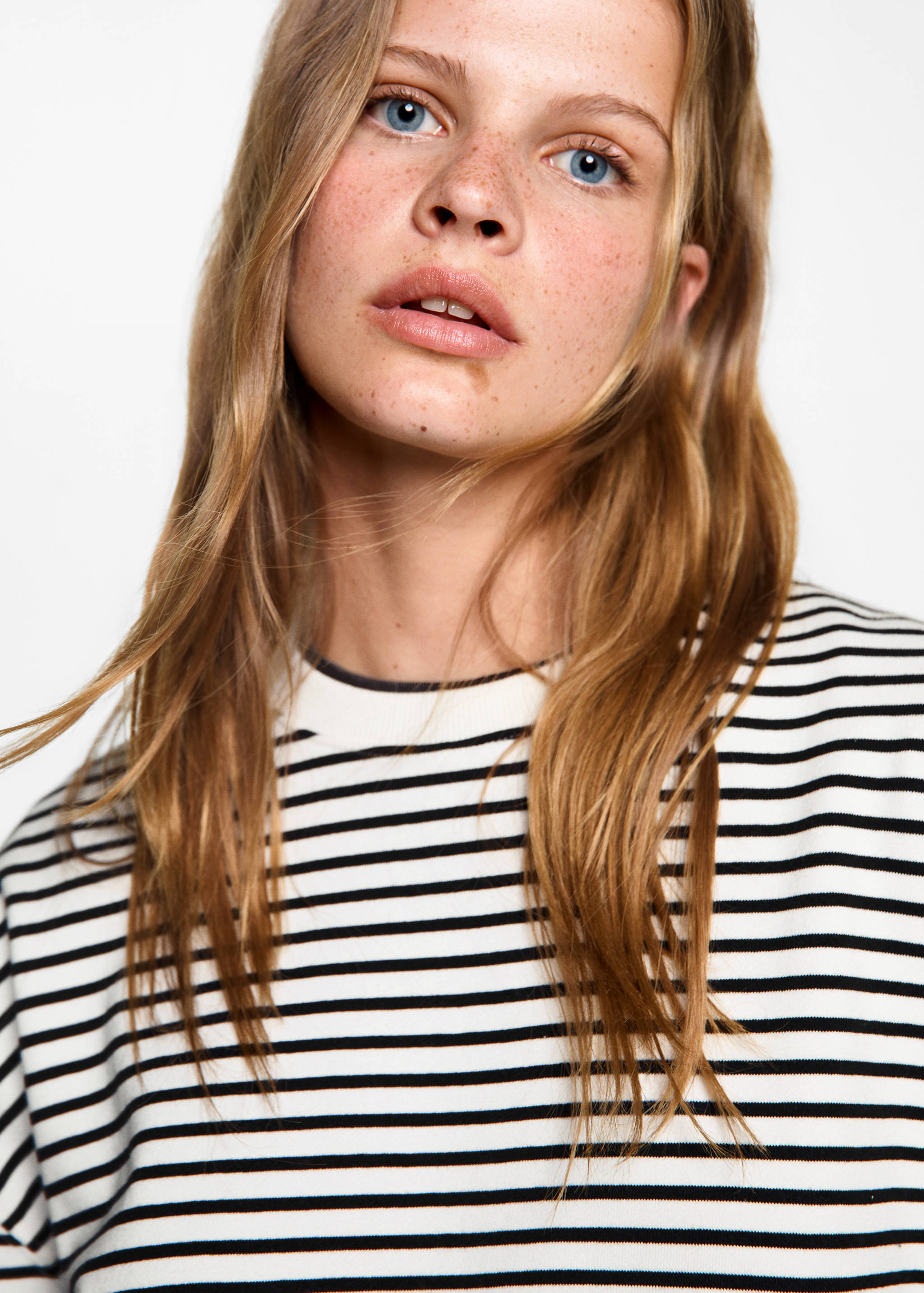 Striped print sweatshirt - Details of the article 1