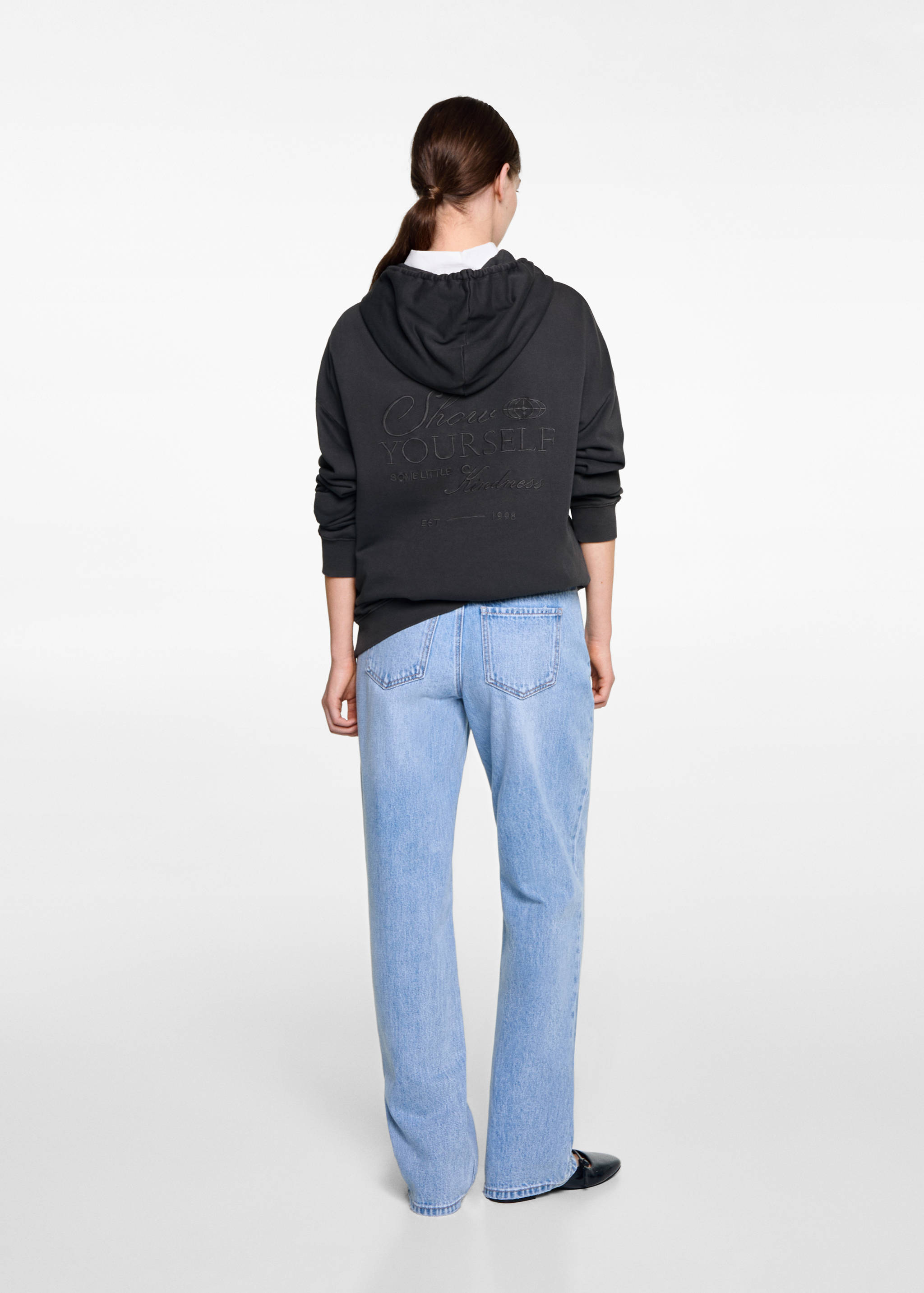 Sudadera capucha bordado - Reverso del artículo