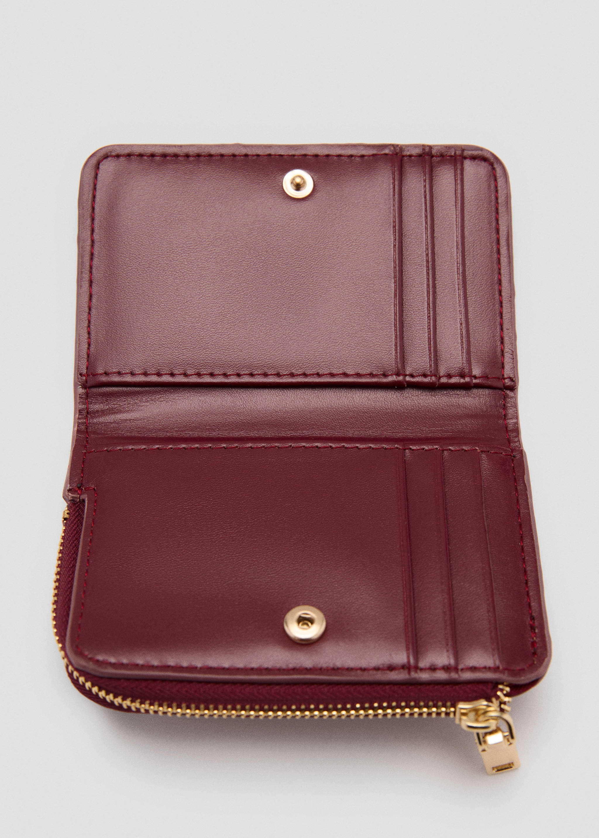 Crocodile-effect wallet - Medium plane