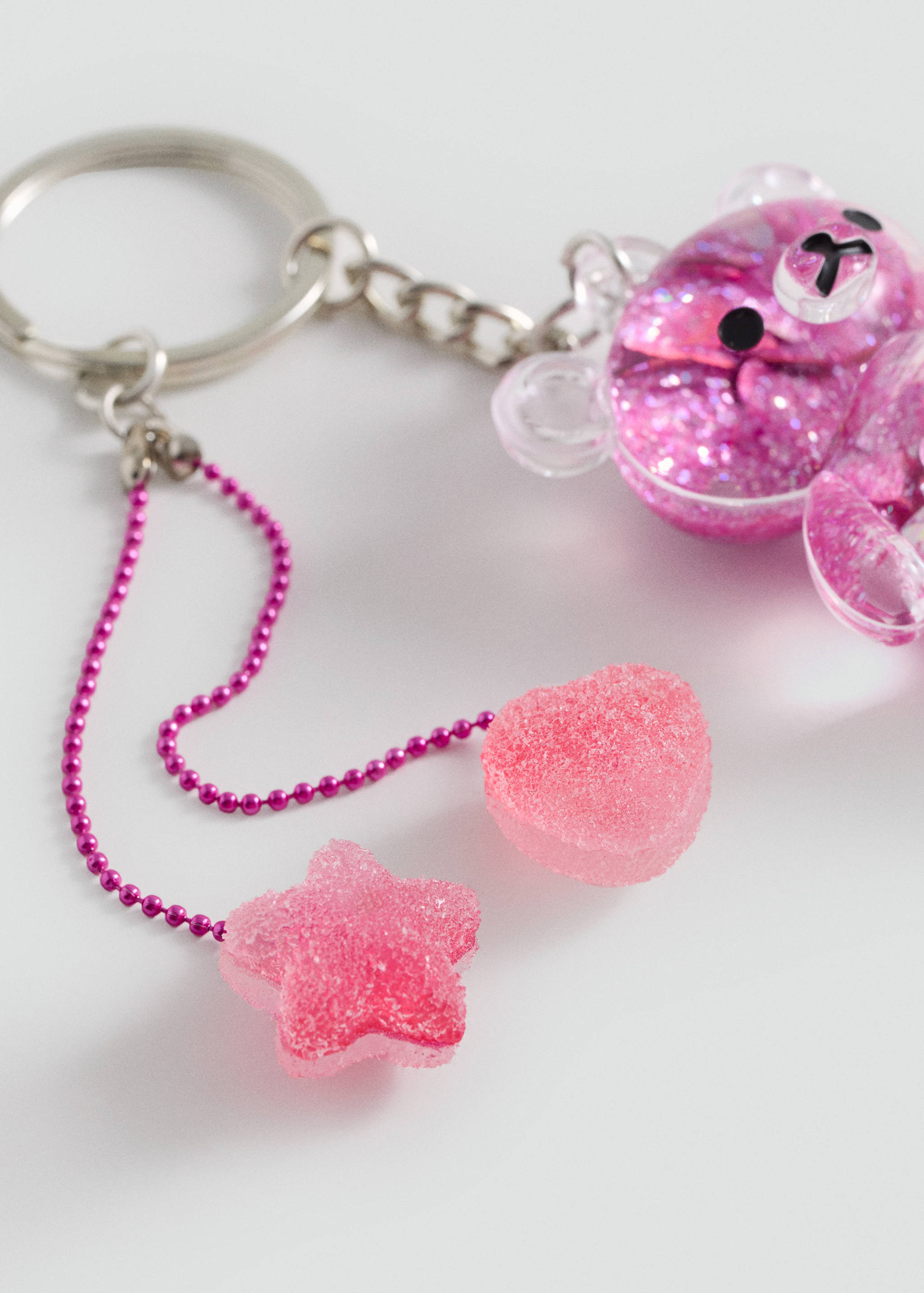 Porte-clefs motif ourson - Plan moyen