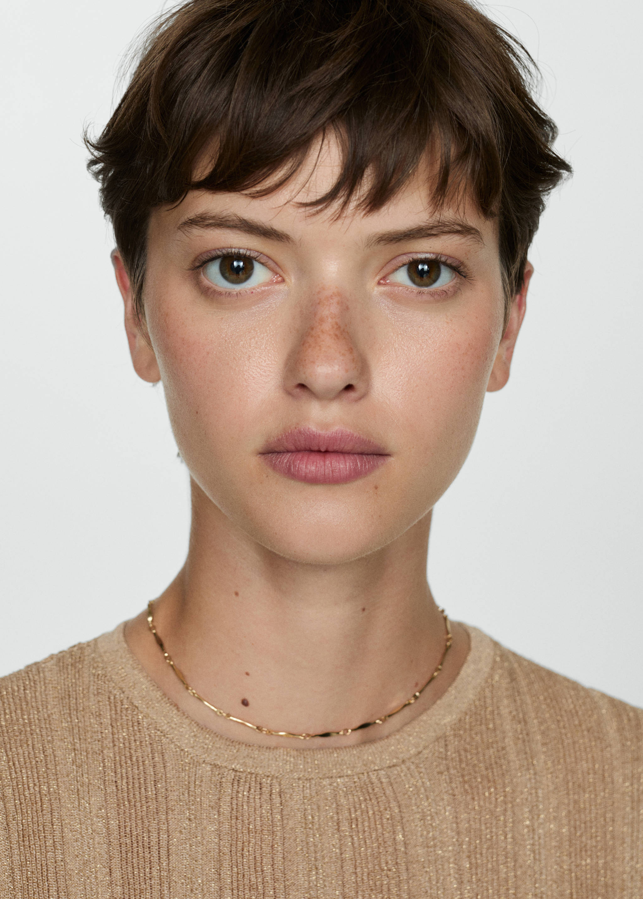 Lurex knitted top - Details of the article 1