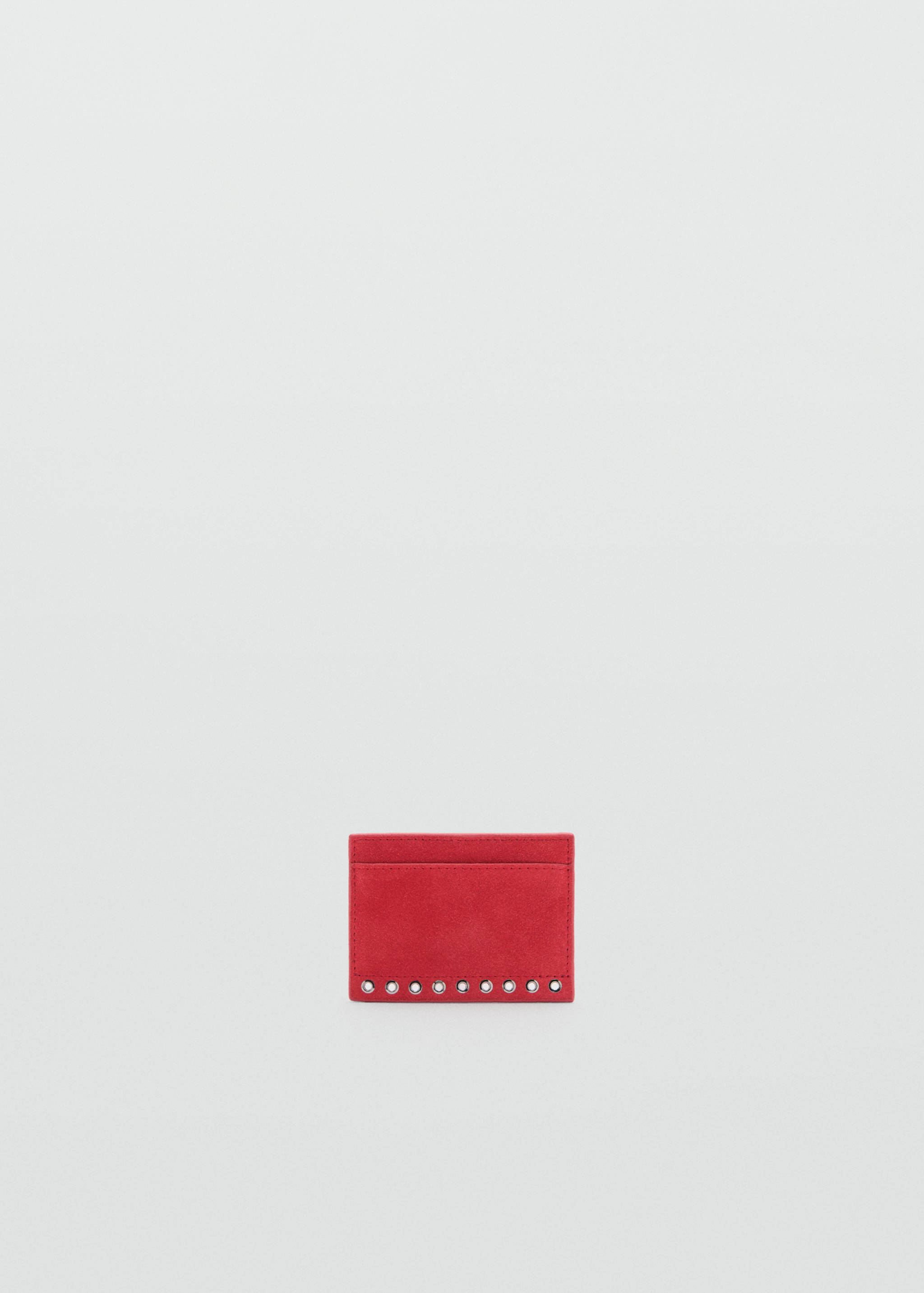 Suede die-cut card holder - Article without model