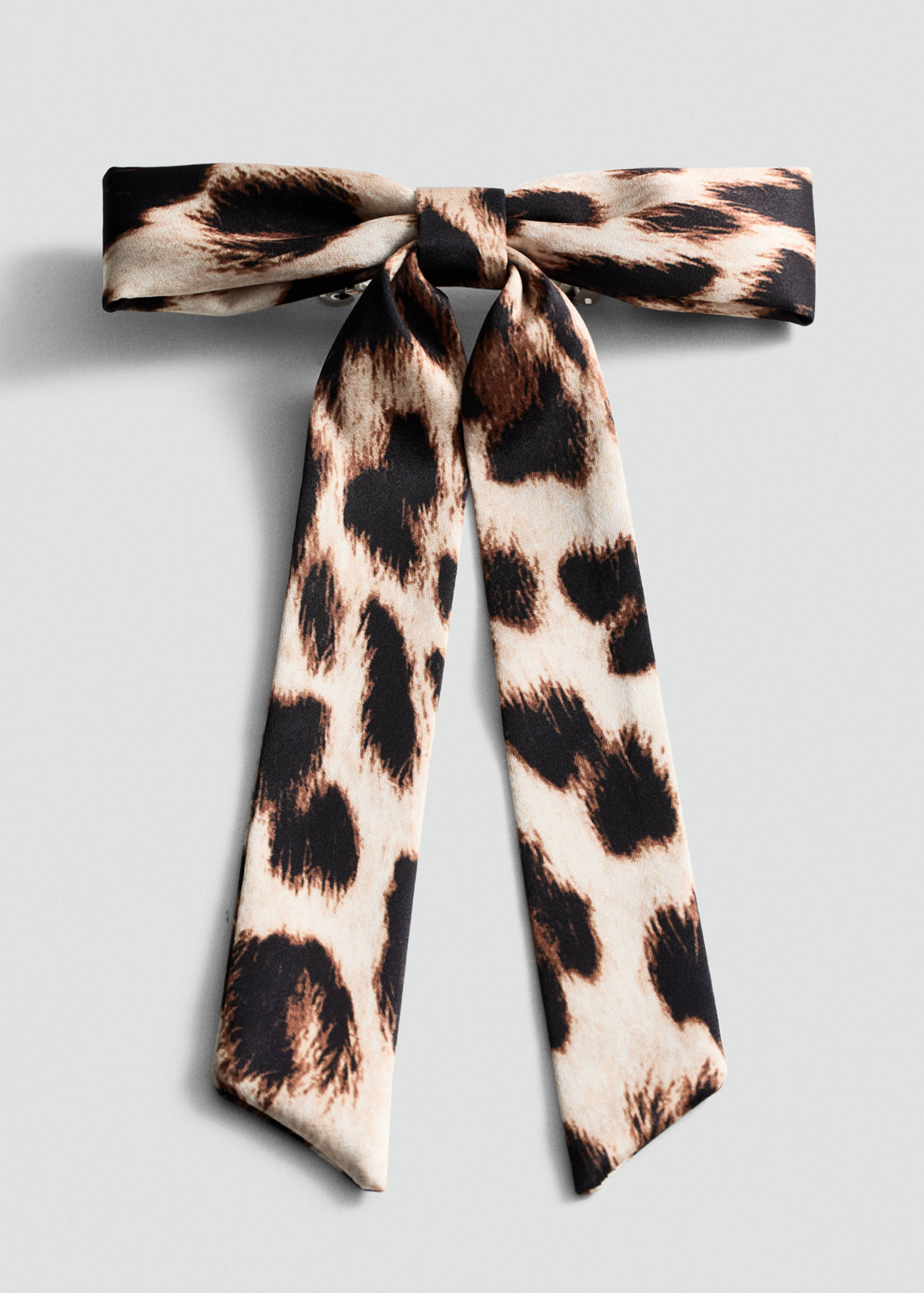Leopard bow hair clip - Article without model
