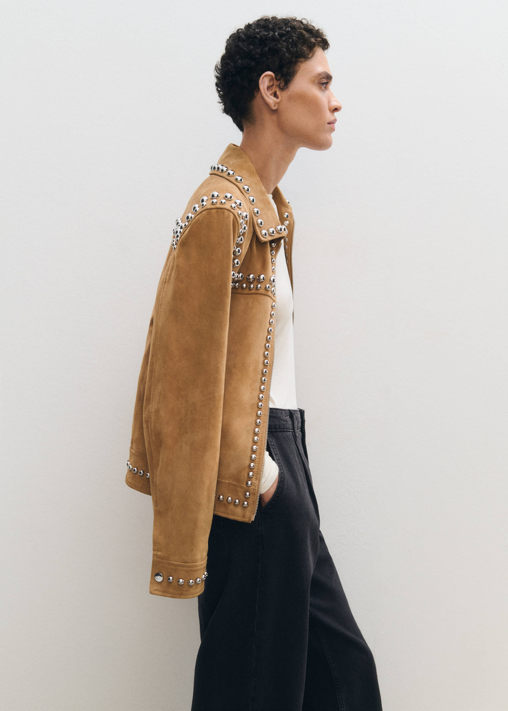 Studded leather jacket - Details of the article 9