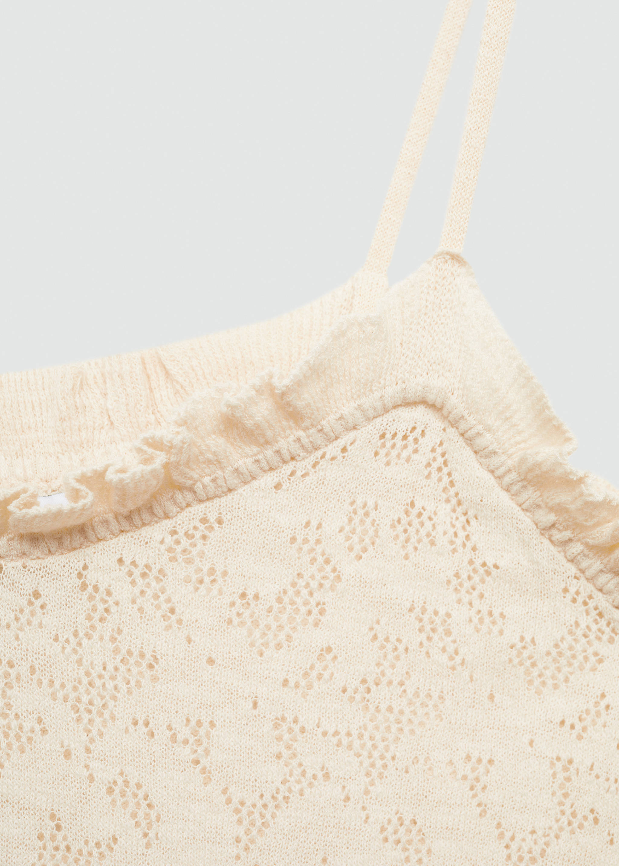 Knitted dress openwork details - Details of the article 8