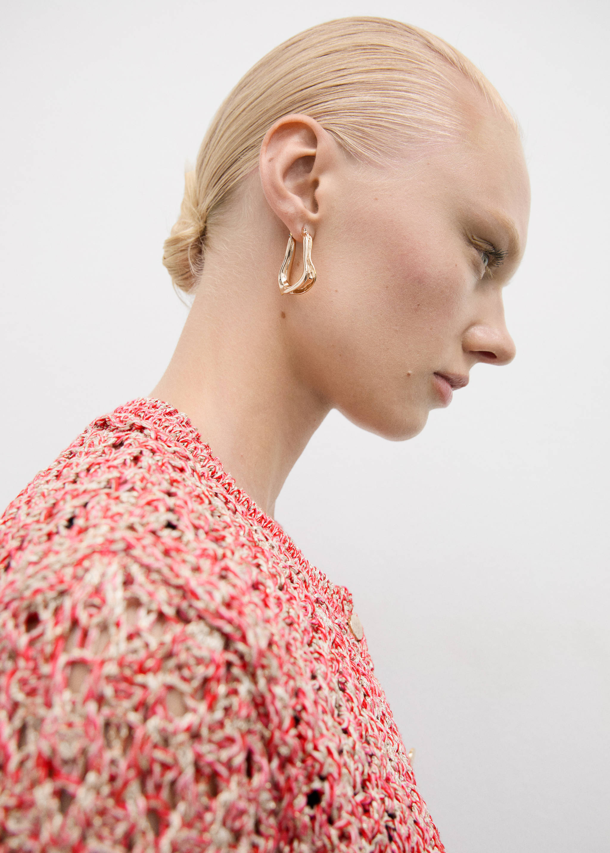 Cardigan ajouré chiné Lurex - Détail de l'article 1