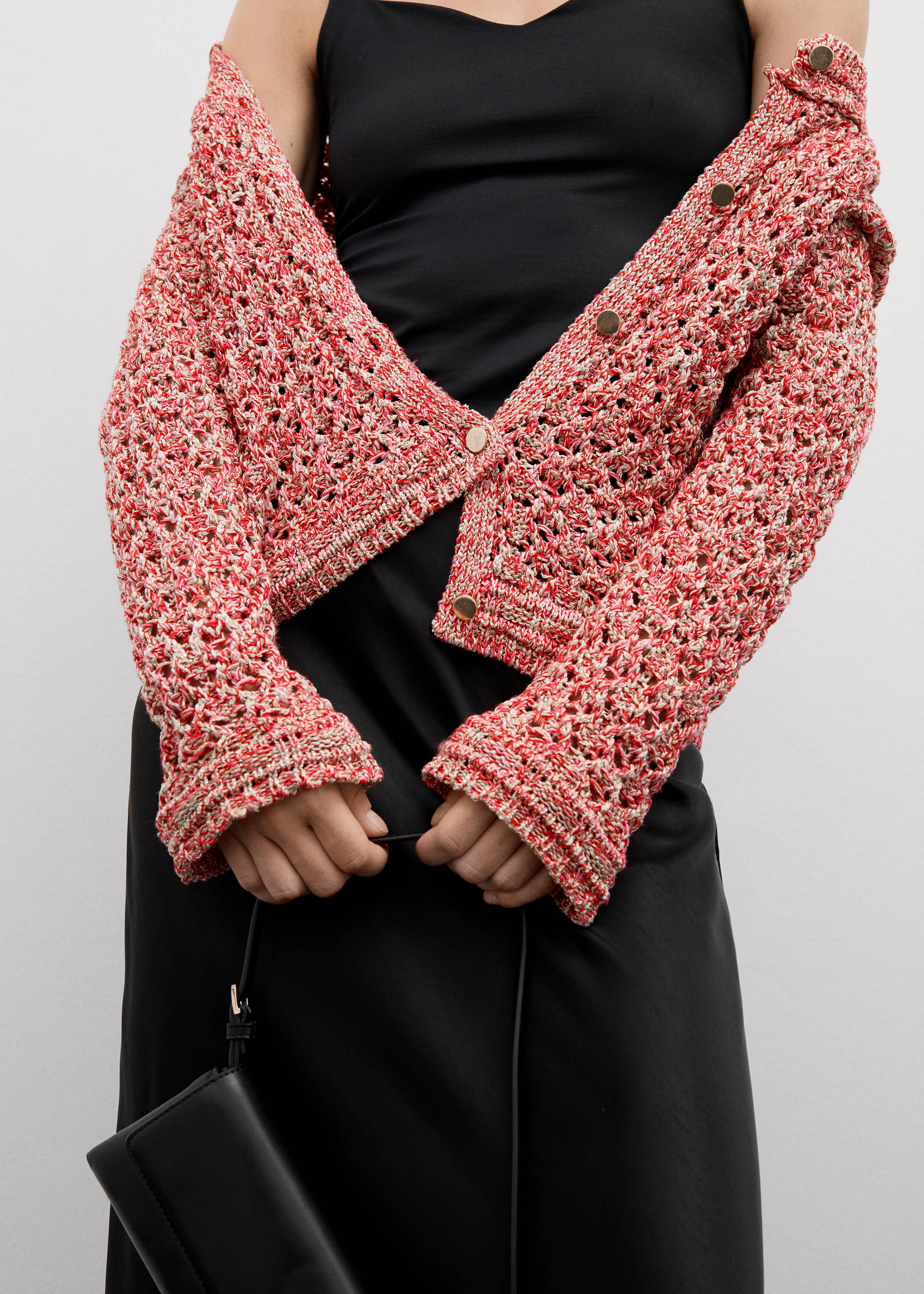 Cardigan ajouré chiné Lurex - Détail de l'article 6