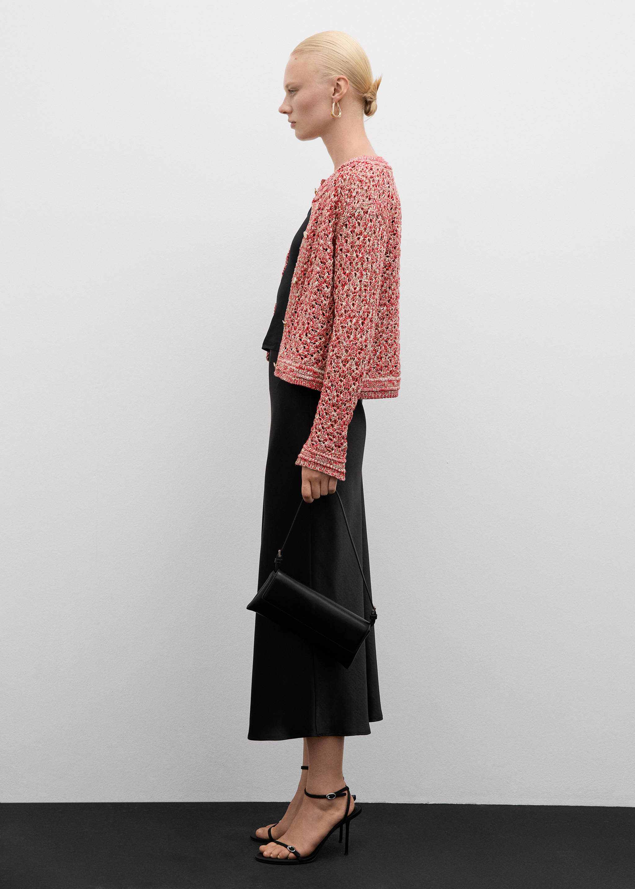 Cardigan ajouré chiné Lurex - Détail de l'article 2