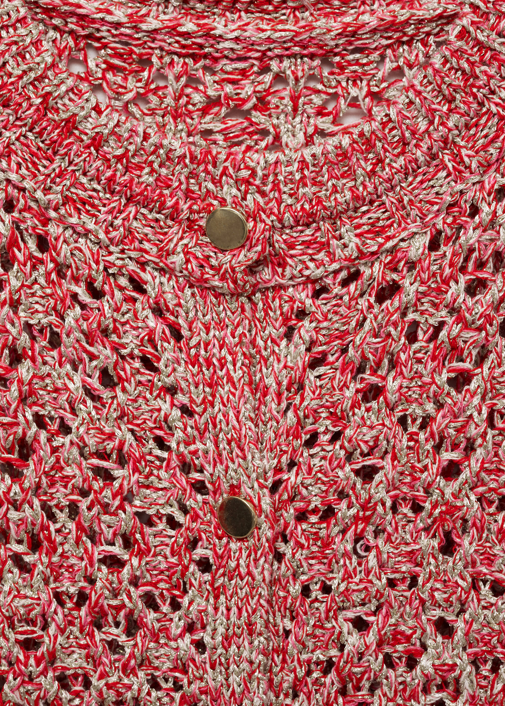 Cardigan ajouré chiné Lurex - Détail de l'article 8