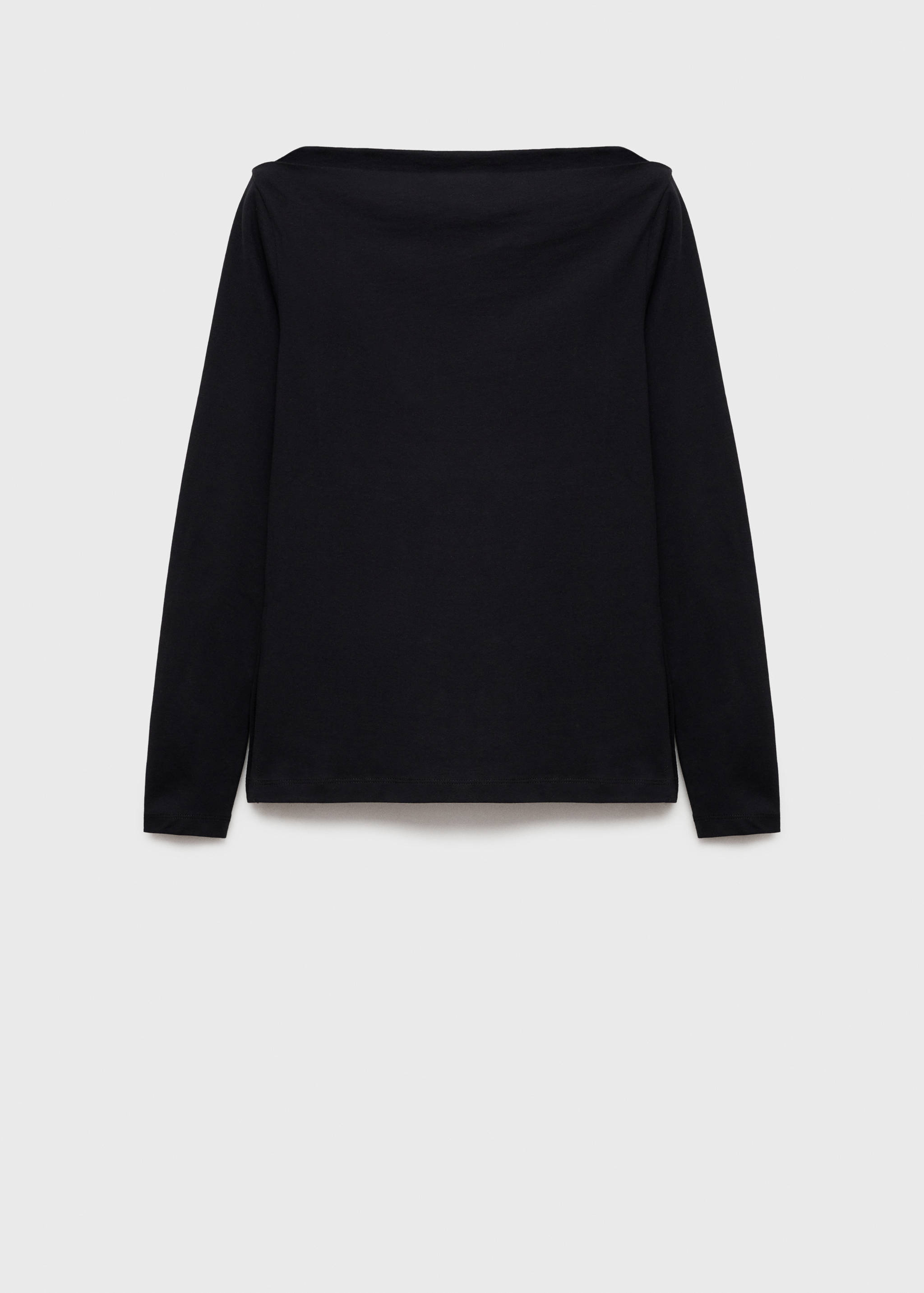 T-shirt with gathered details - Article without model