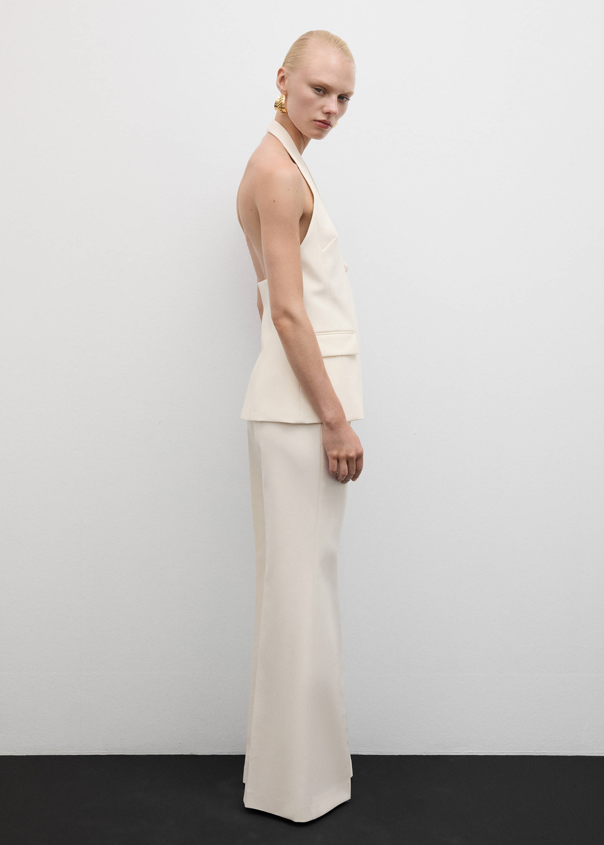 Pantalon de tailleur évasé - Plan général