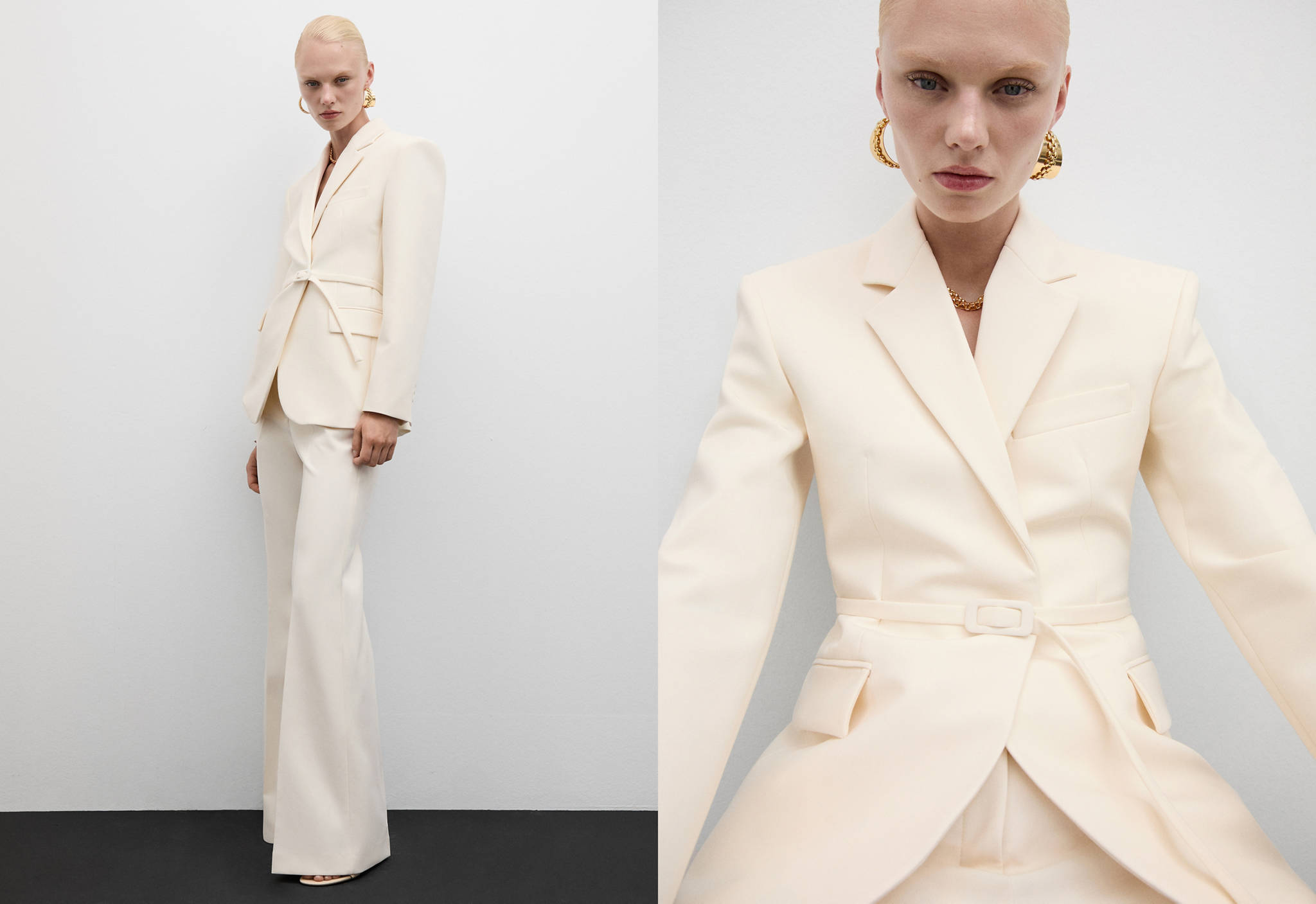 Suit jacket with belt - Panoramic plane
