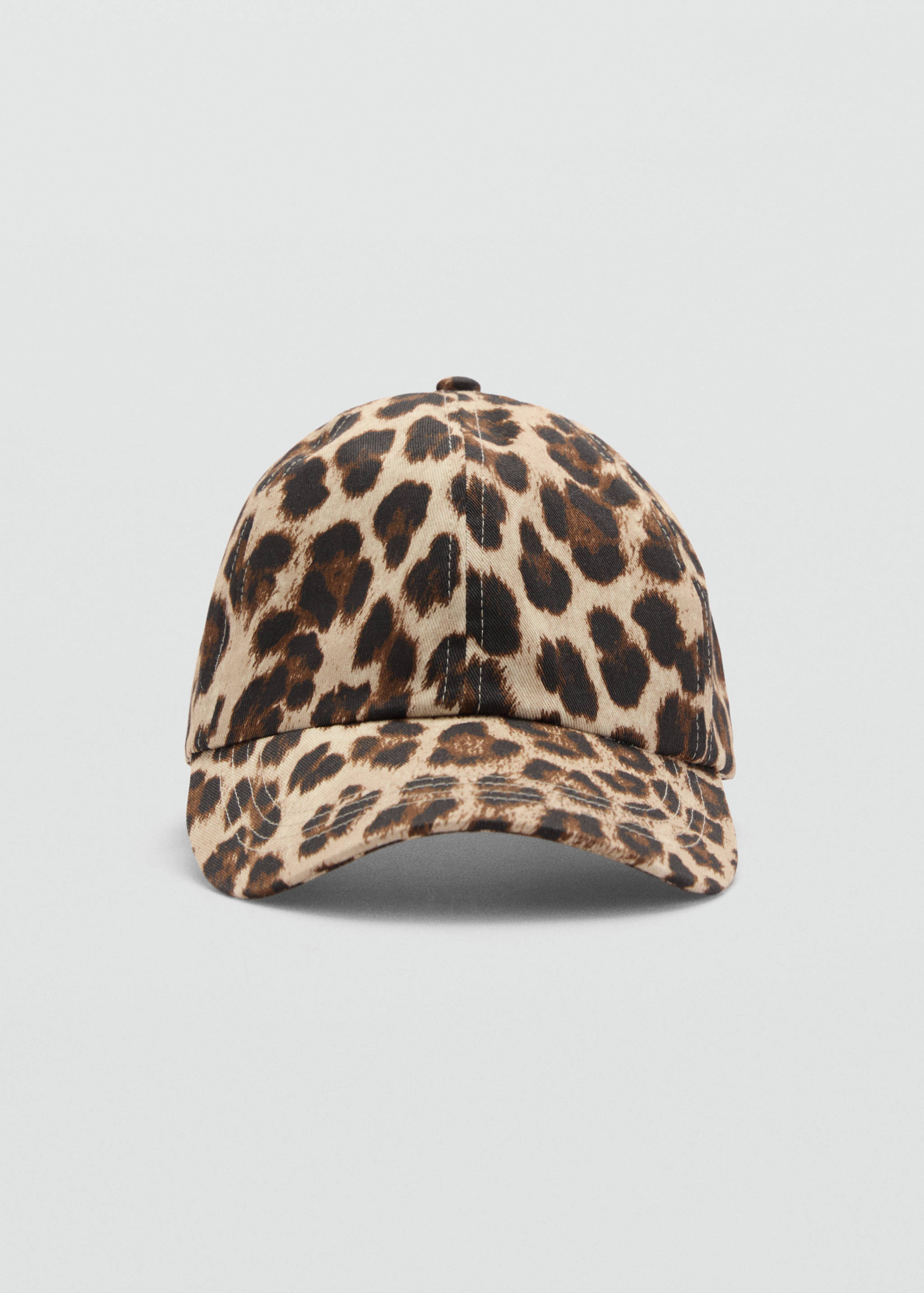 Leopard print cap - Medium plane