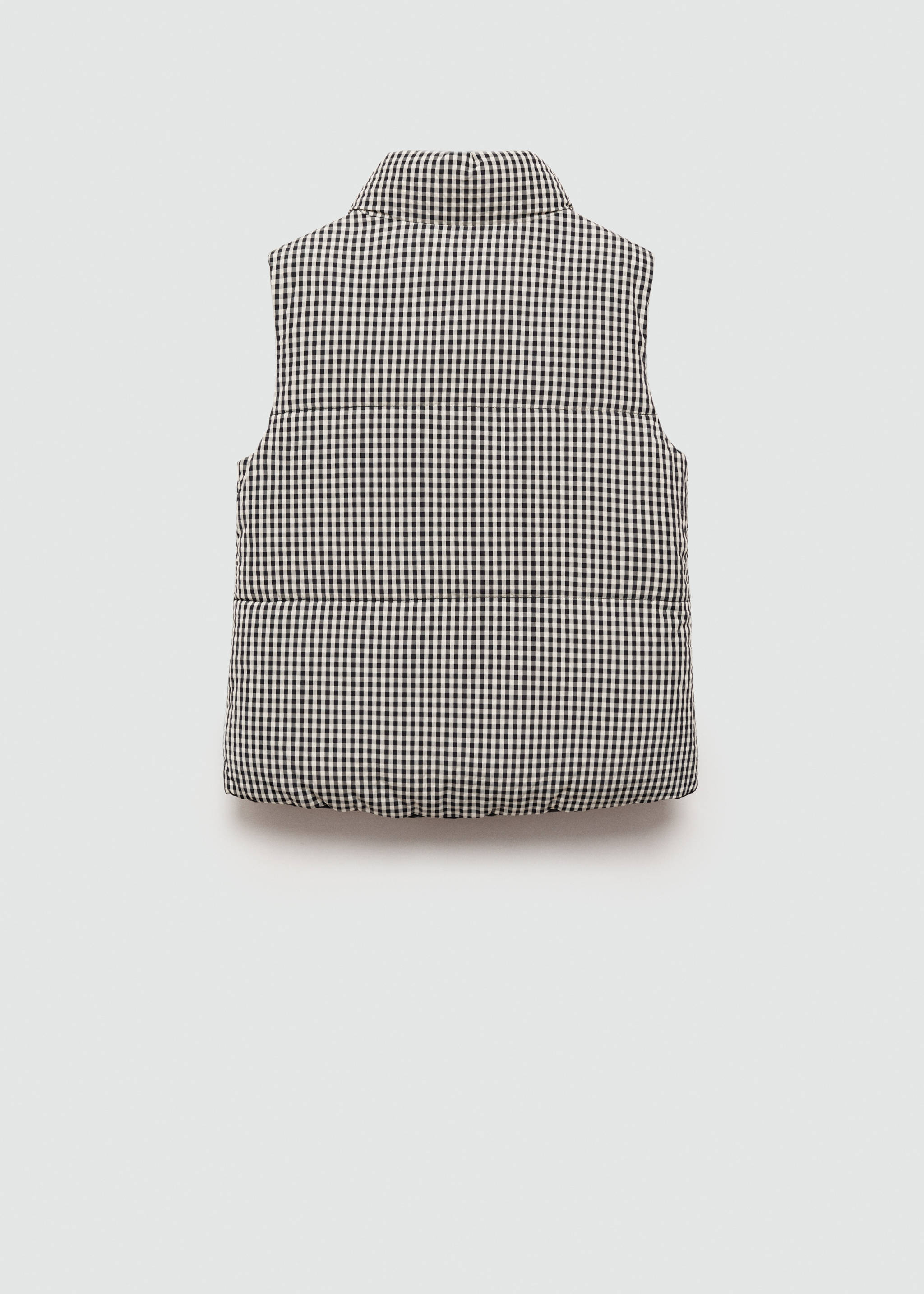 Reversible quilted gilet - Reverse of the article