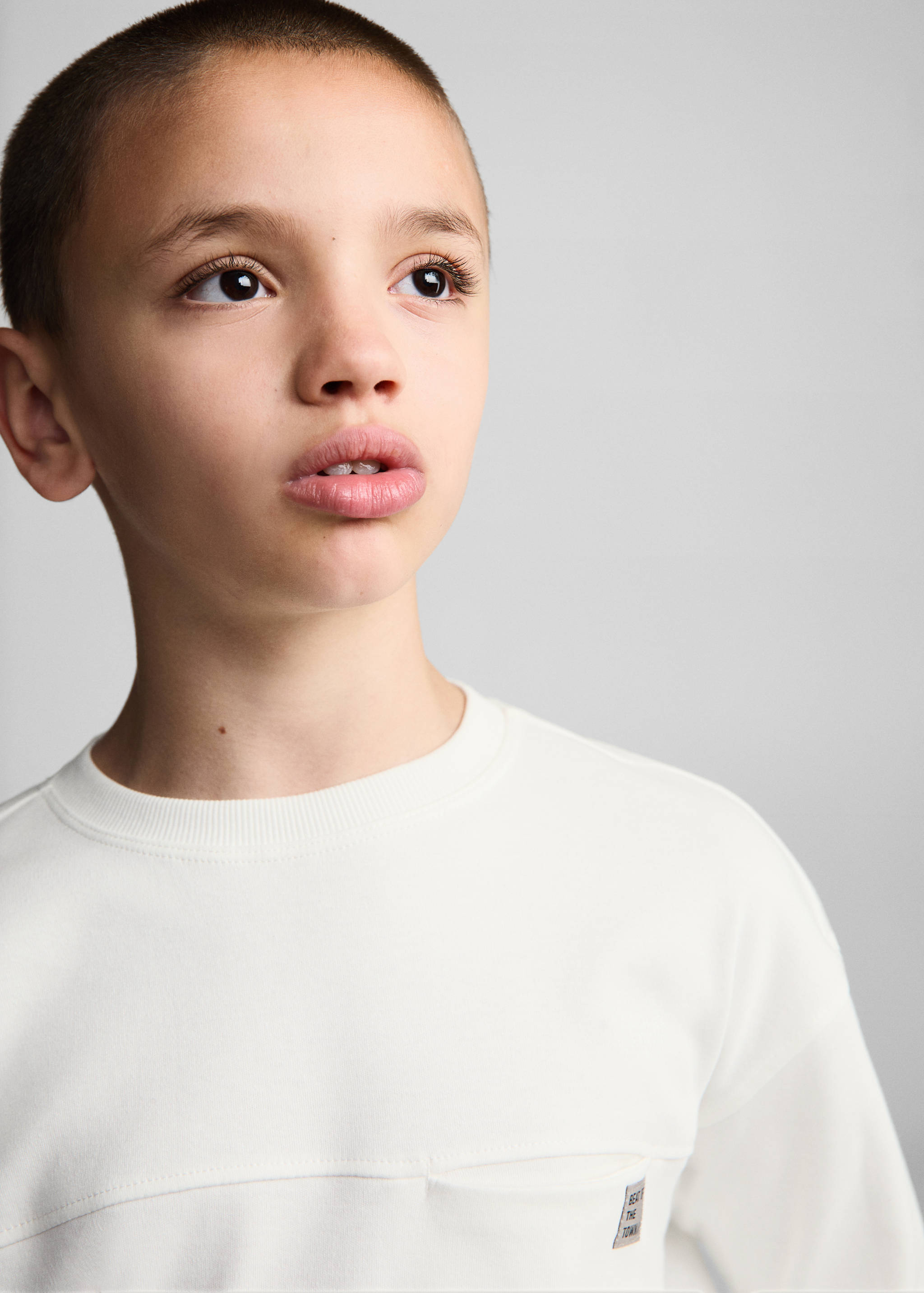 T-shirt coton manches longues - Détail de l'article 1