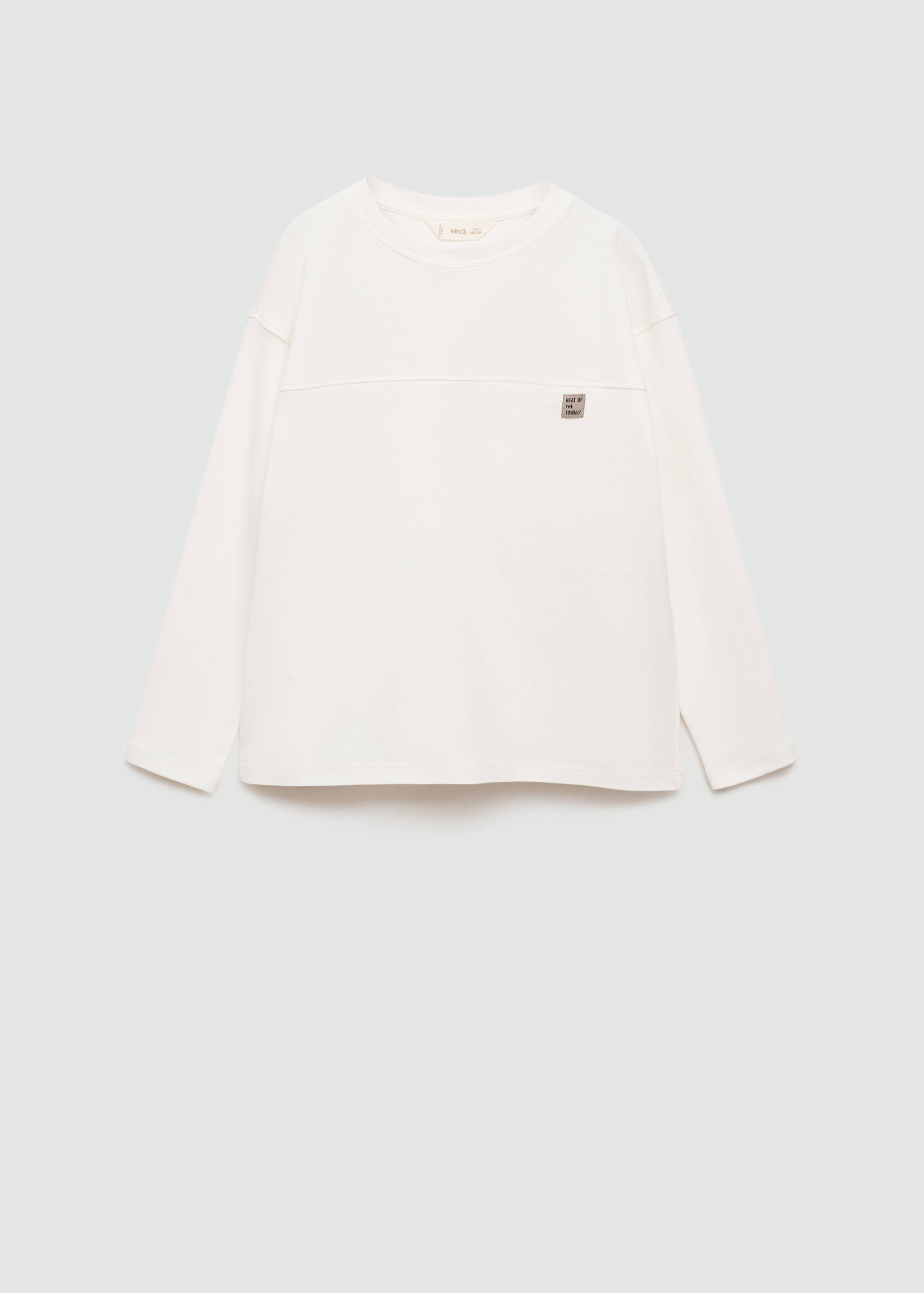 T-shirt coton manches longues - Article sans modèle