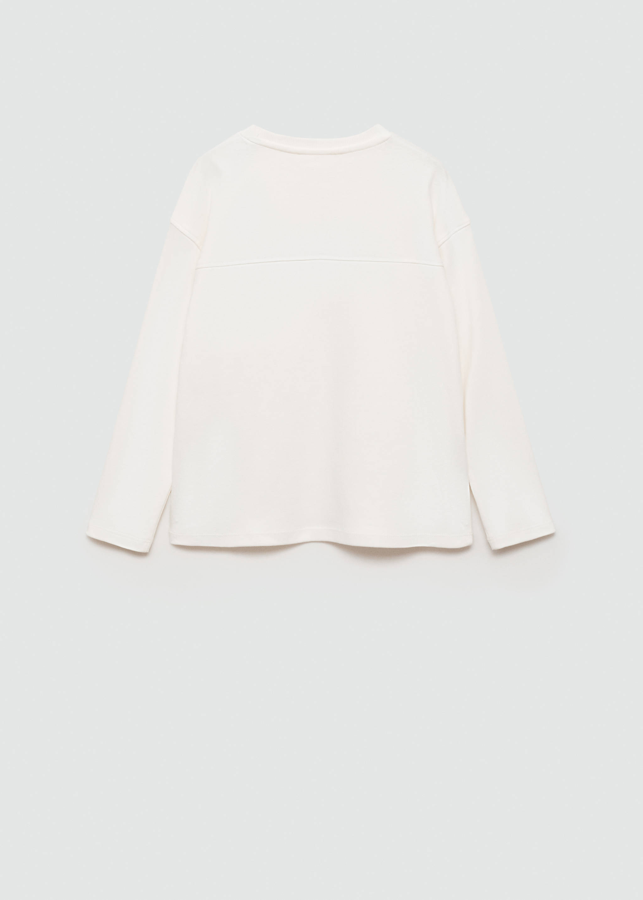 T-shirt coton manches longues - Verso de l’article