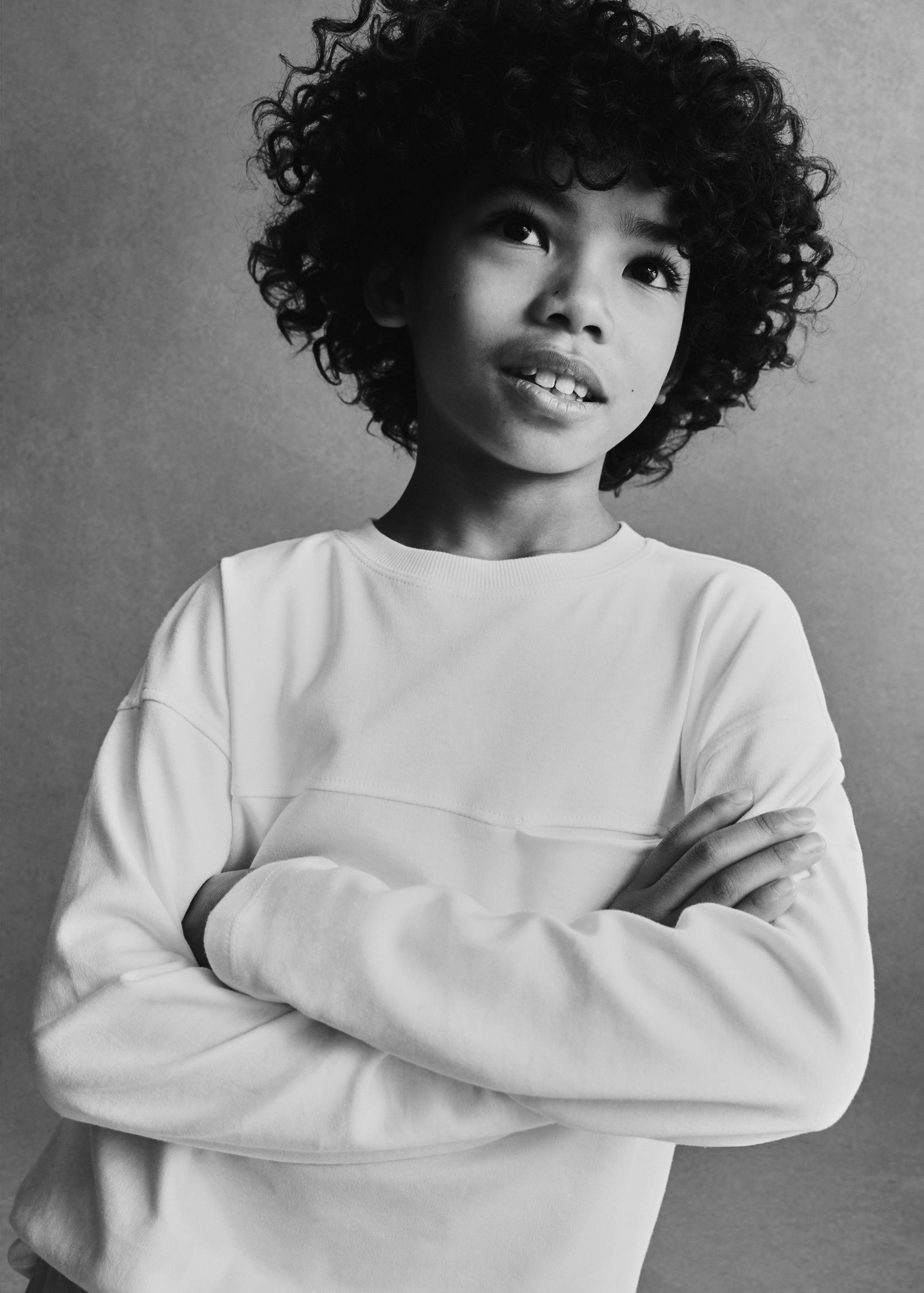 T-shirt coton manches longues - Détail de l'article 5