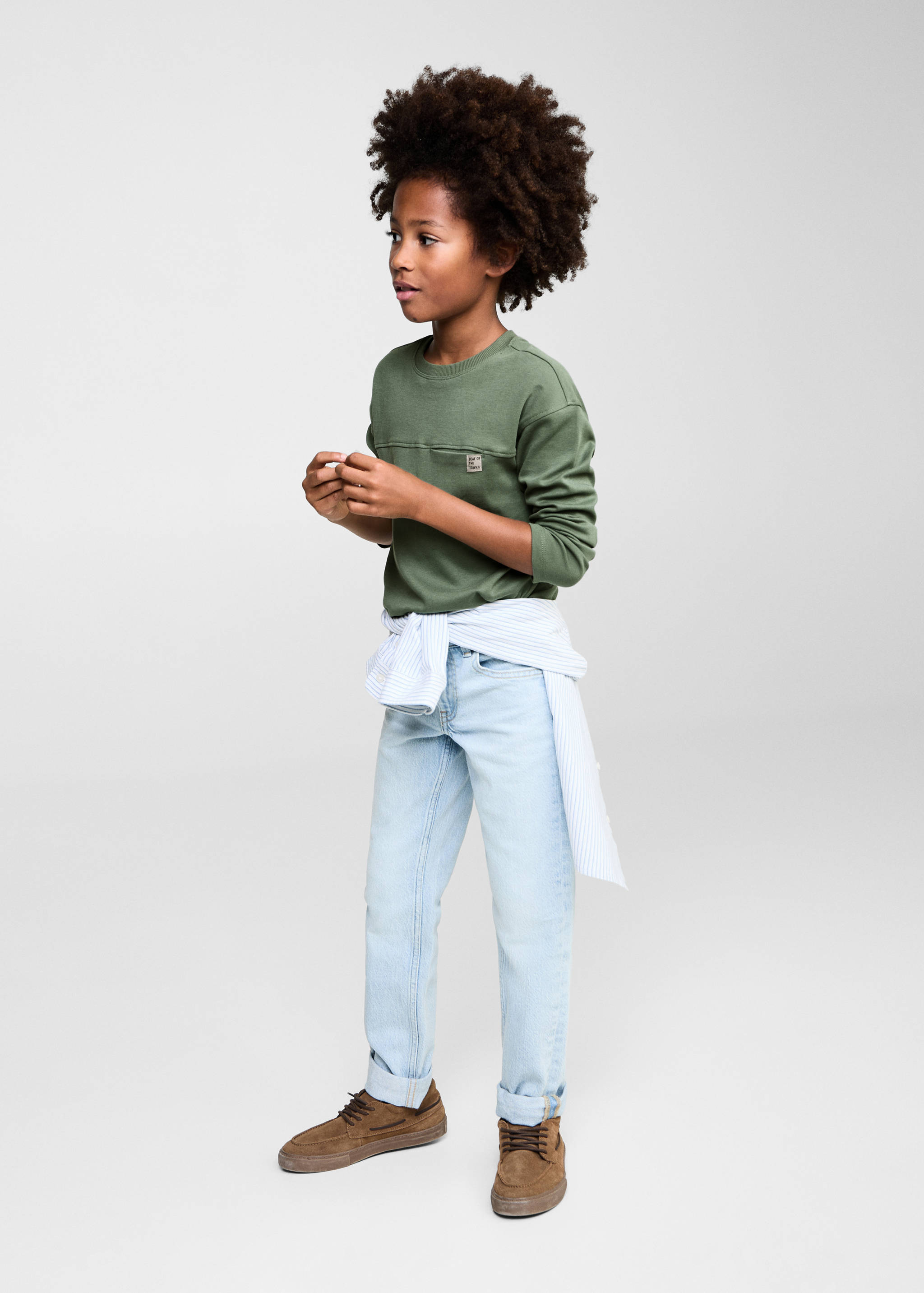 T-shirt coton manches longues - Détail de l'article 2