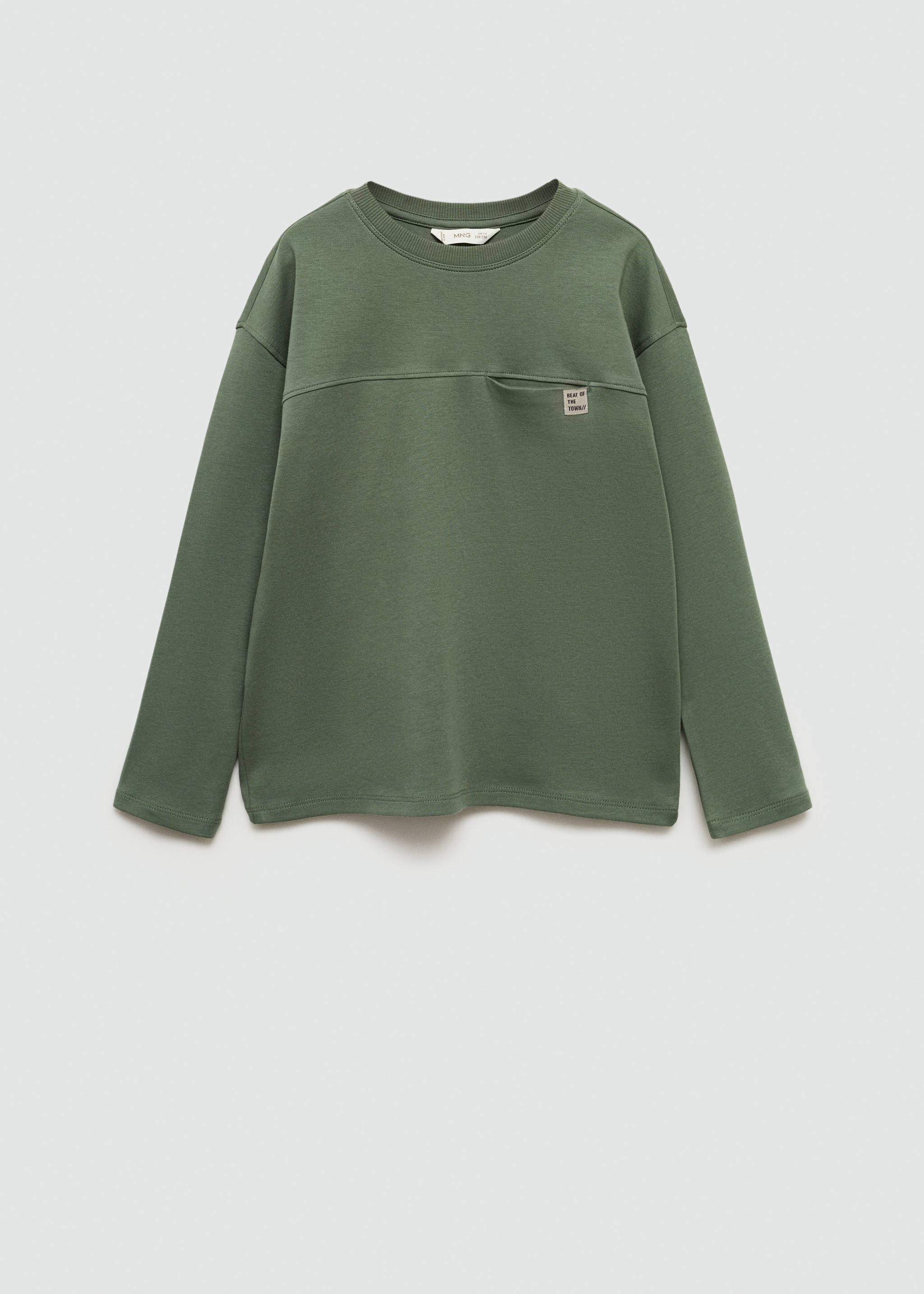 T-shirt coton manches longues - Article sans modèle