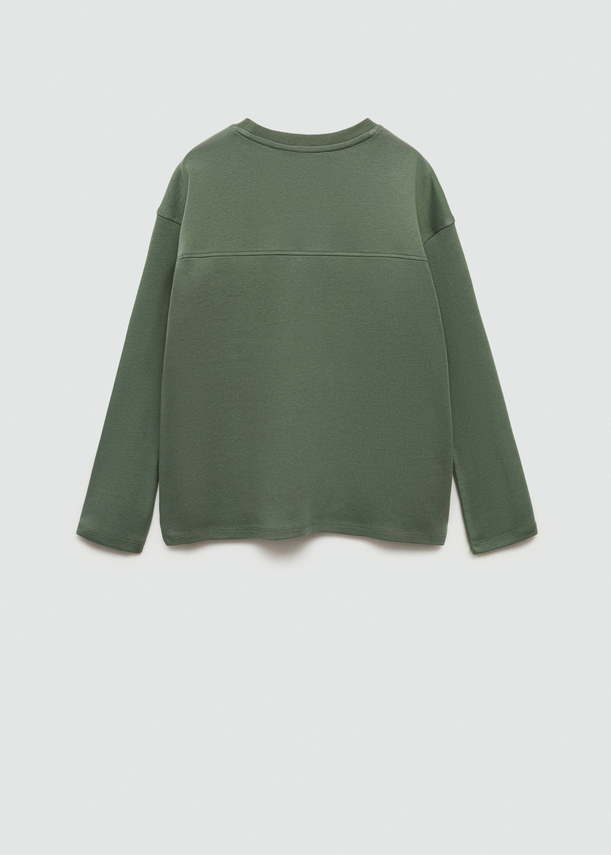 T-shirt coton manches longues - Verso de l’article