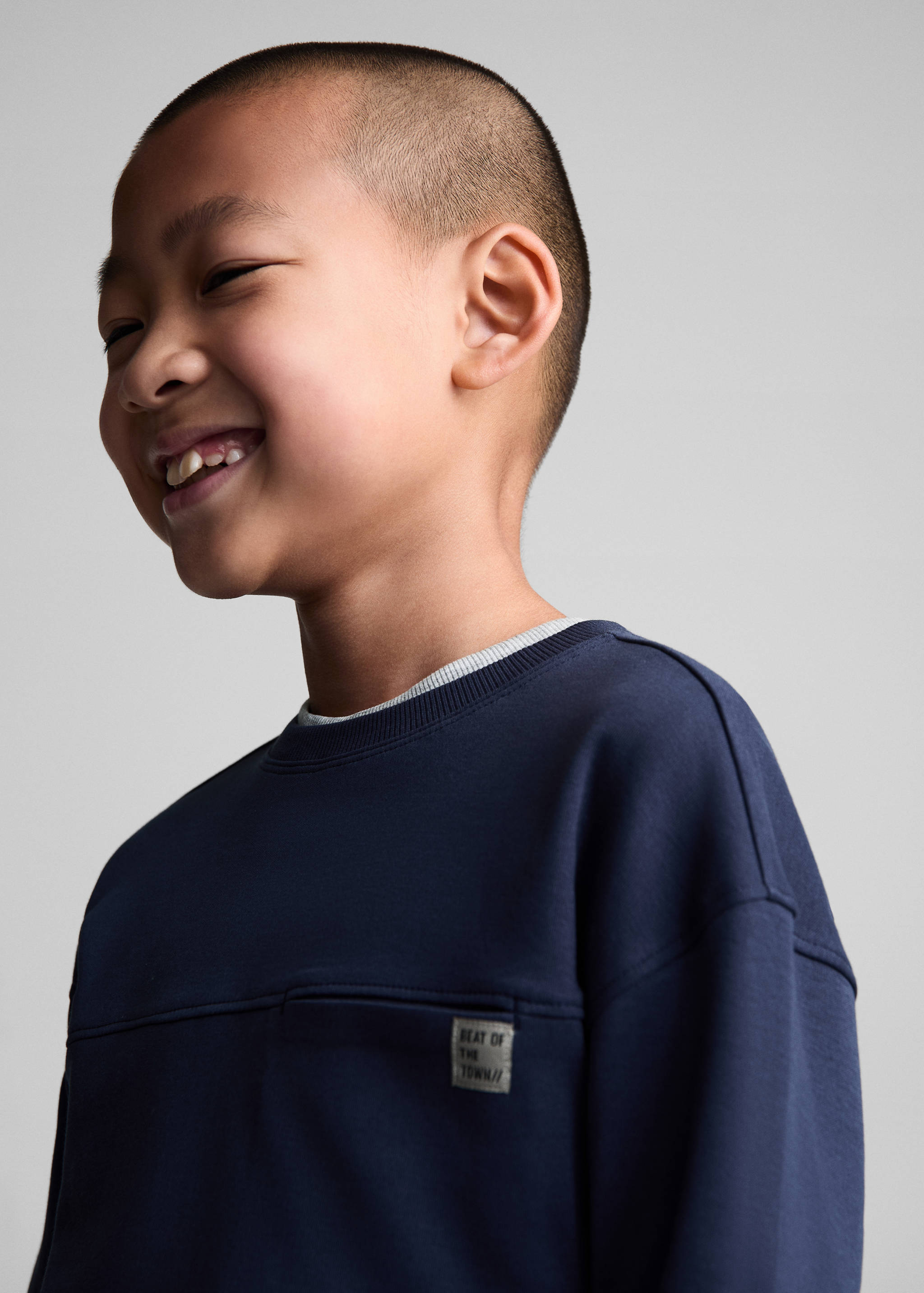 T-shirt coton manches longues - Détail de l'article 1