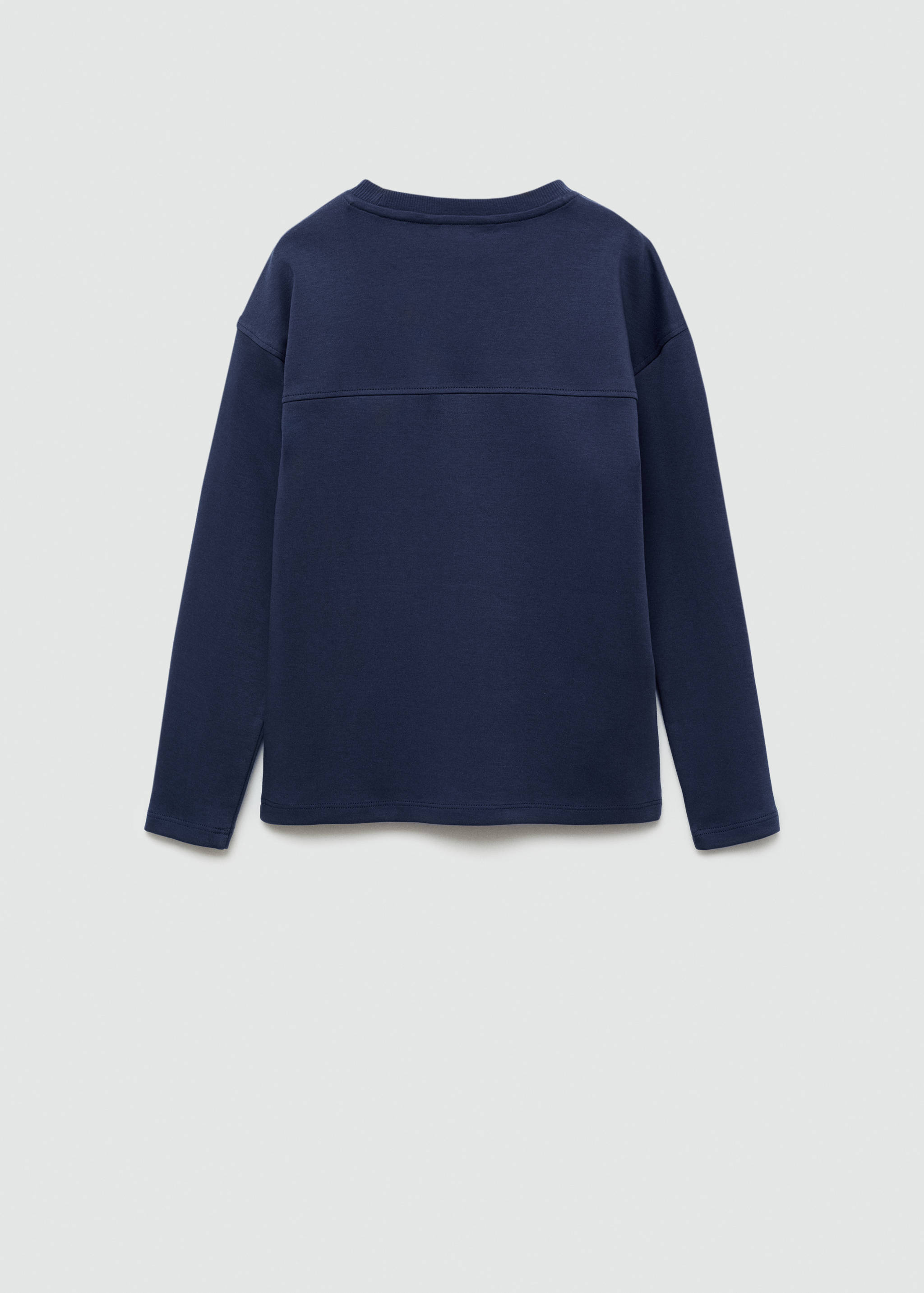 T-shirt coton manches longues - Verso de l’article