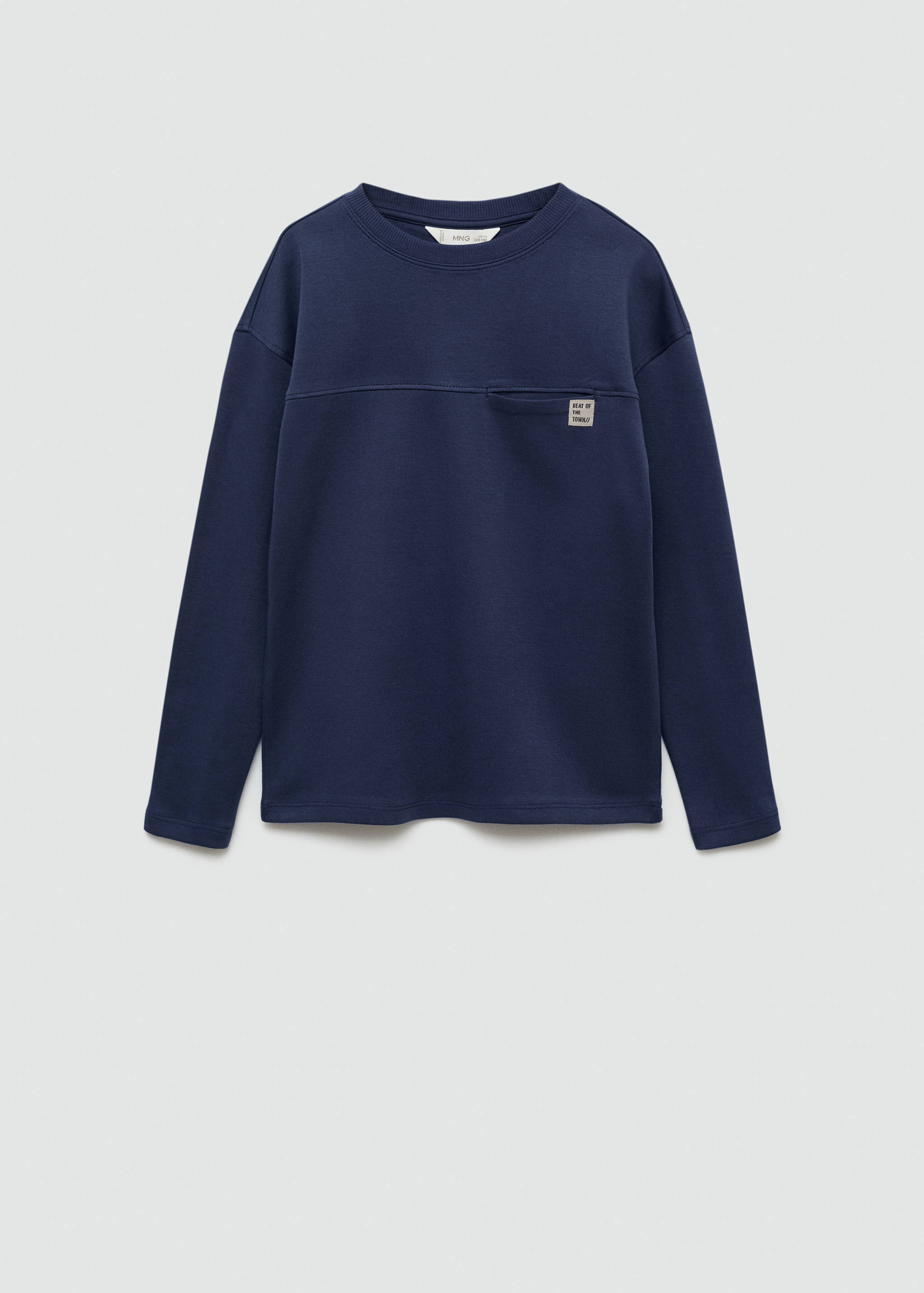 T-shirt coton manches longues - Article sans modèle