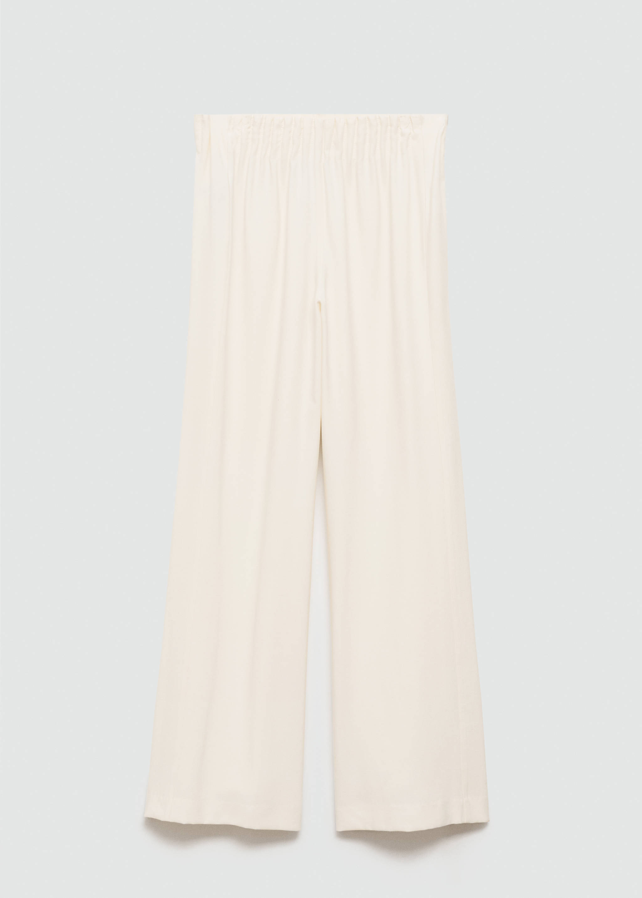 Wide leg trousers with elastic waist - Article without model