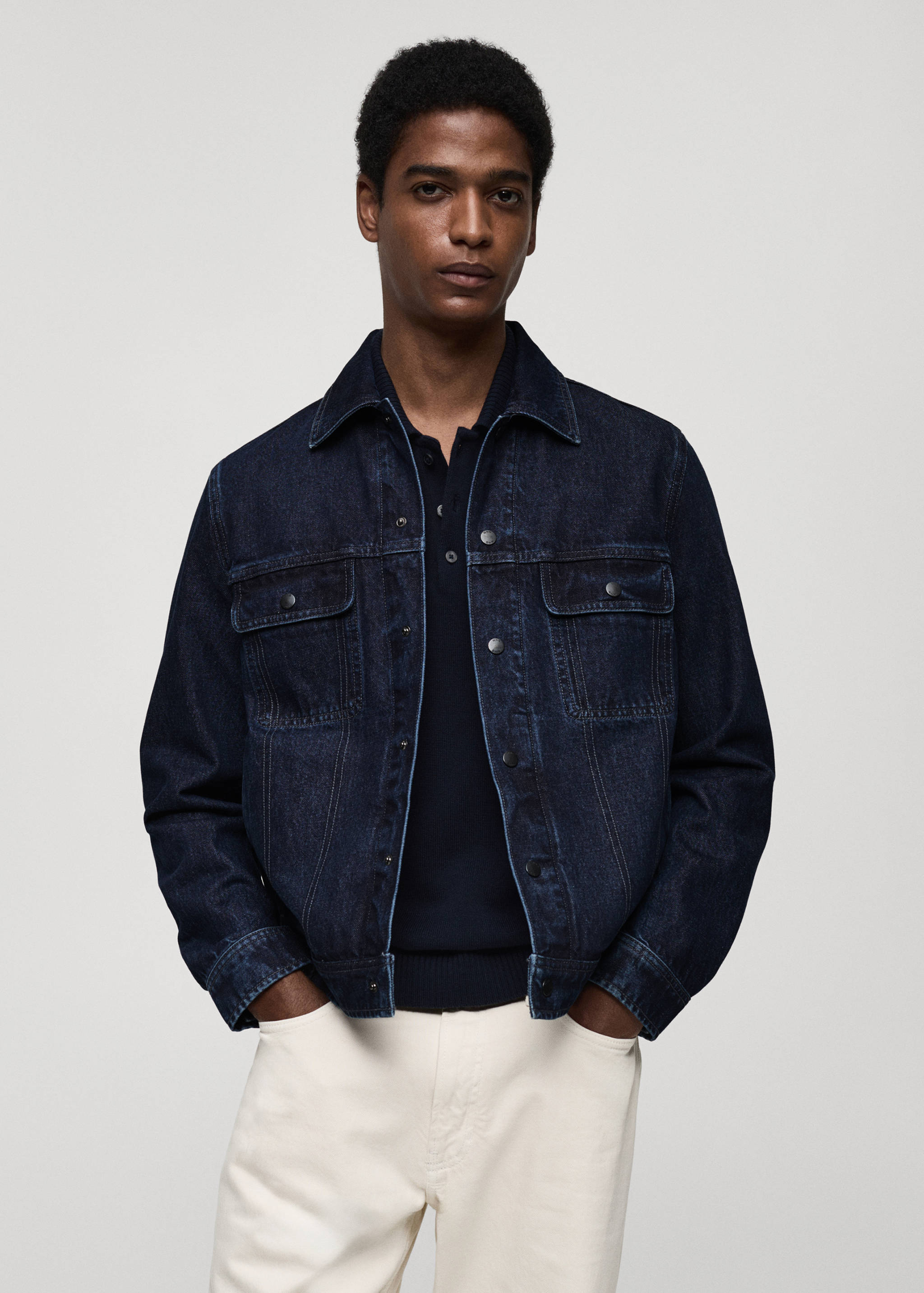 Denim jacket pockets - Medium plane