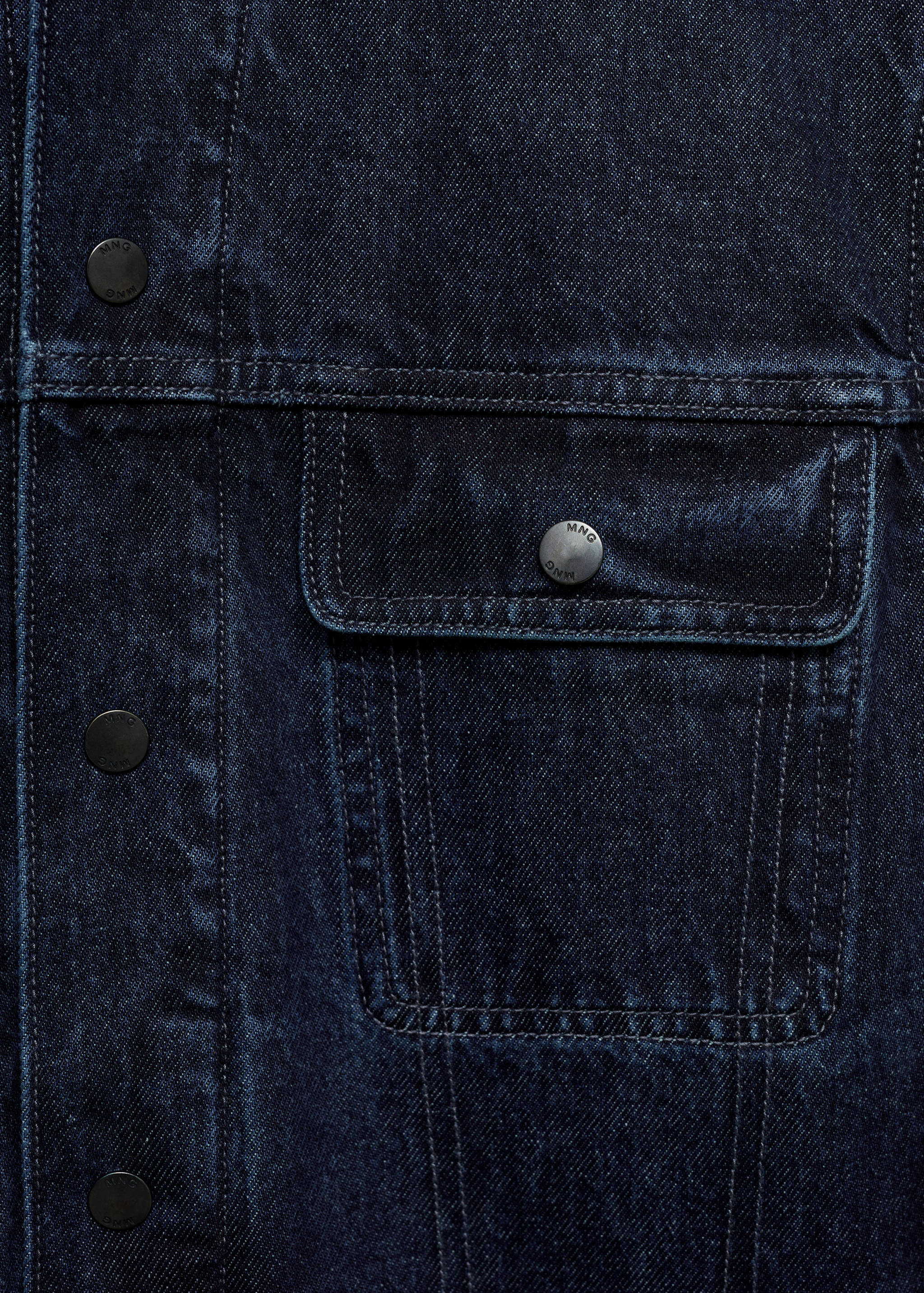 Denim jacket pockets - Details of the article 0