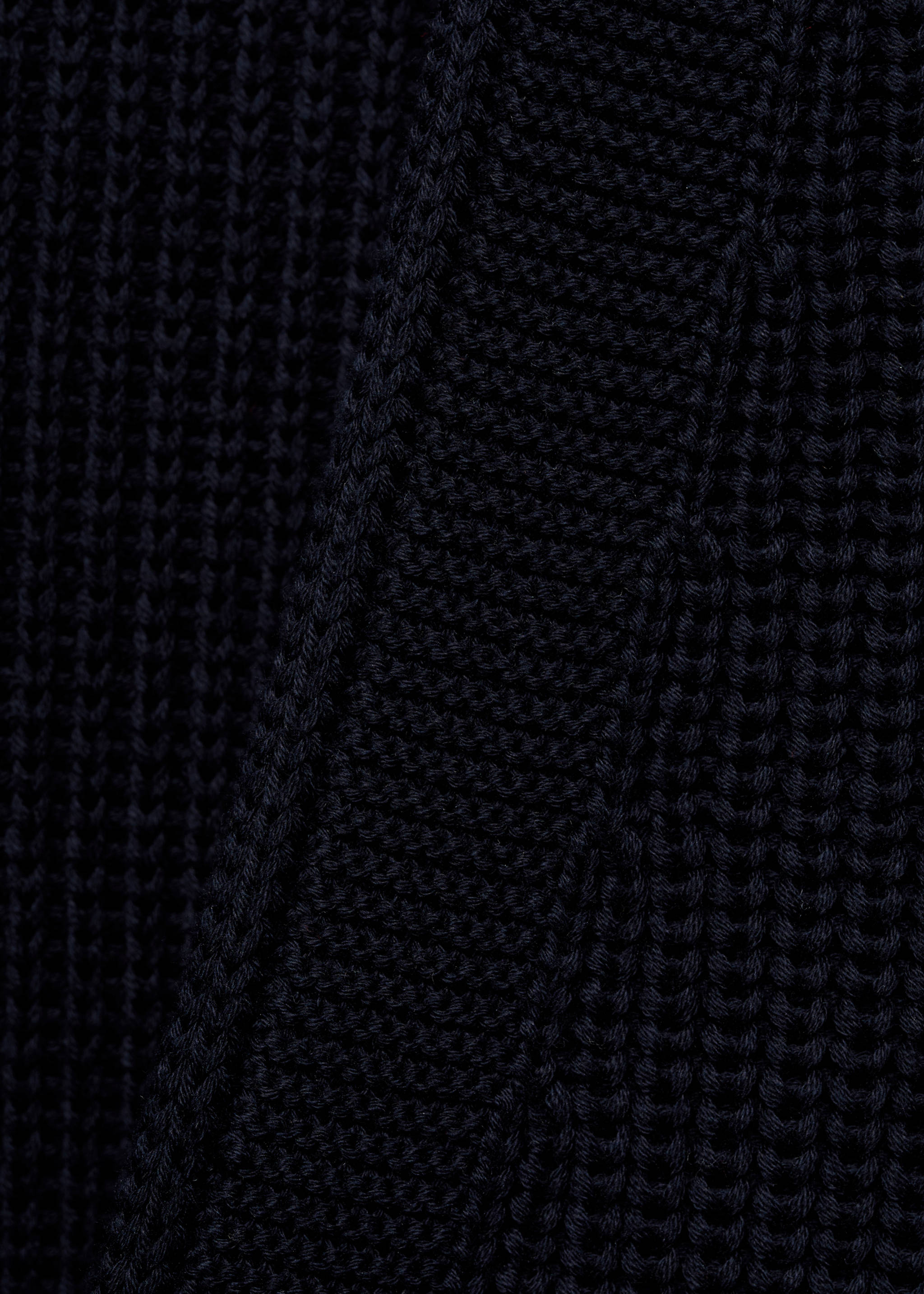 Cardigan maille épaisse côtelée boutons - Détail de l'article 0