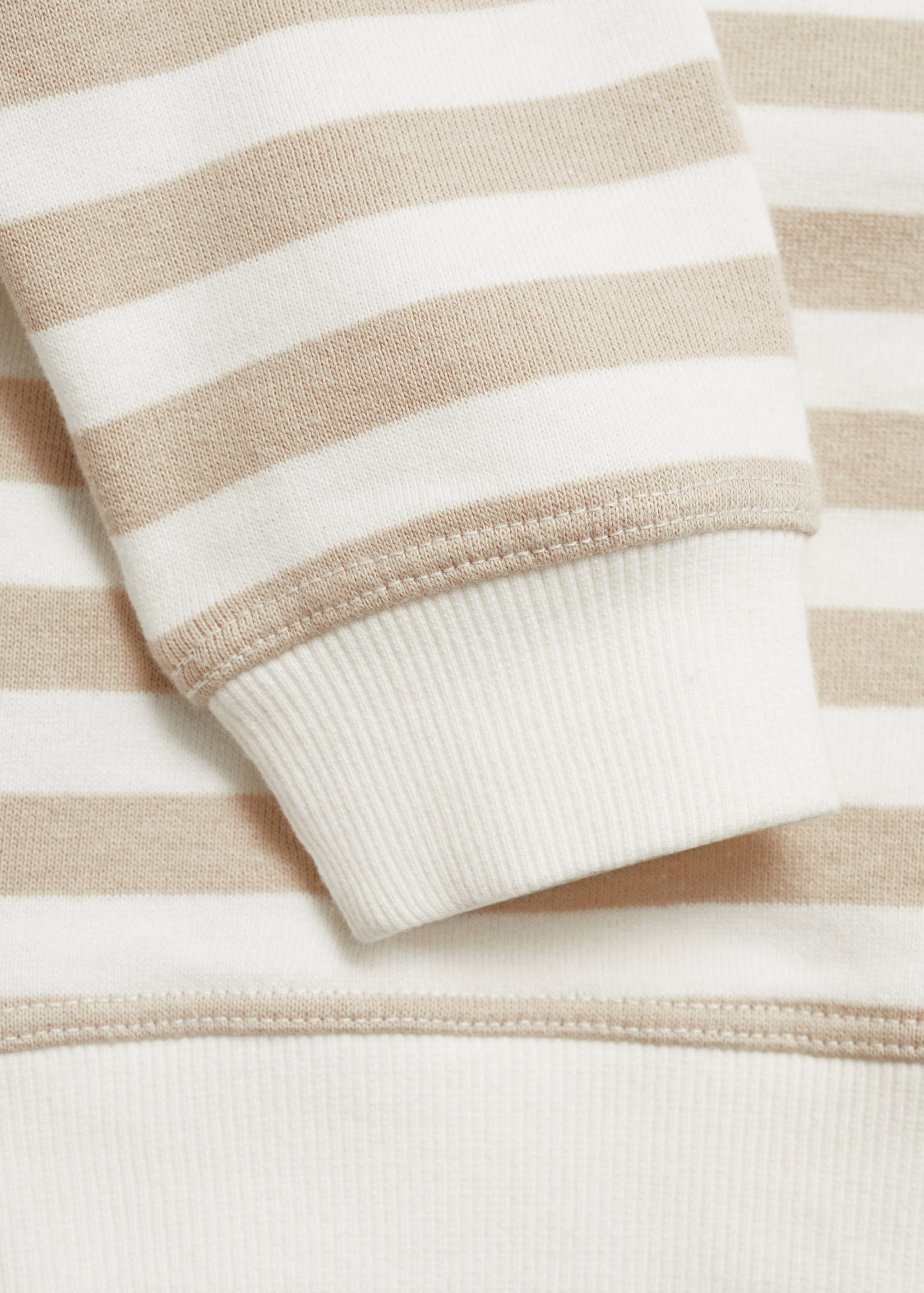 Sweat-shirt coton rayures - Détail de l'article 0