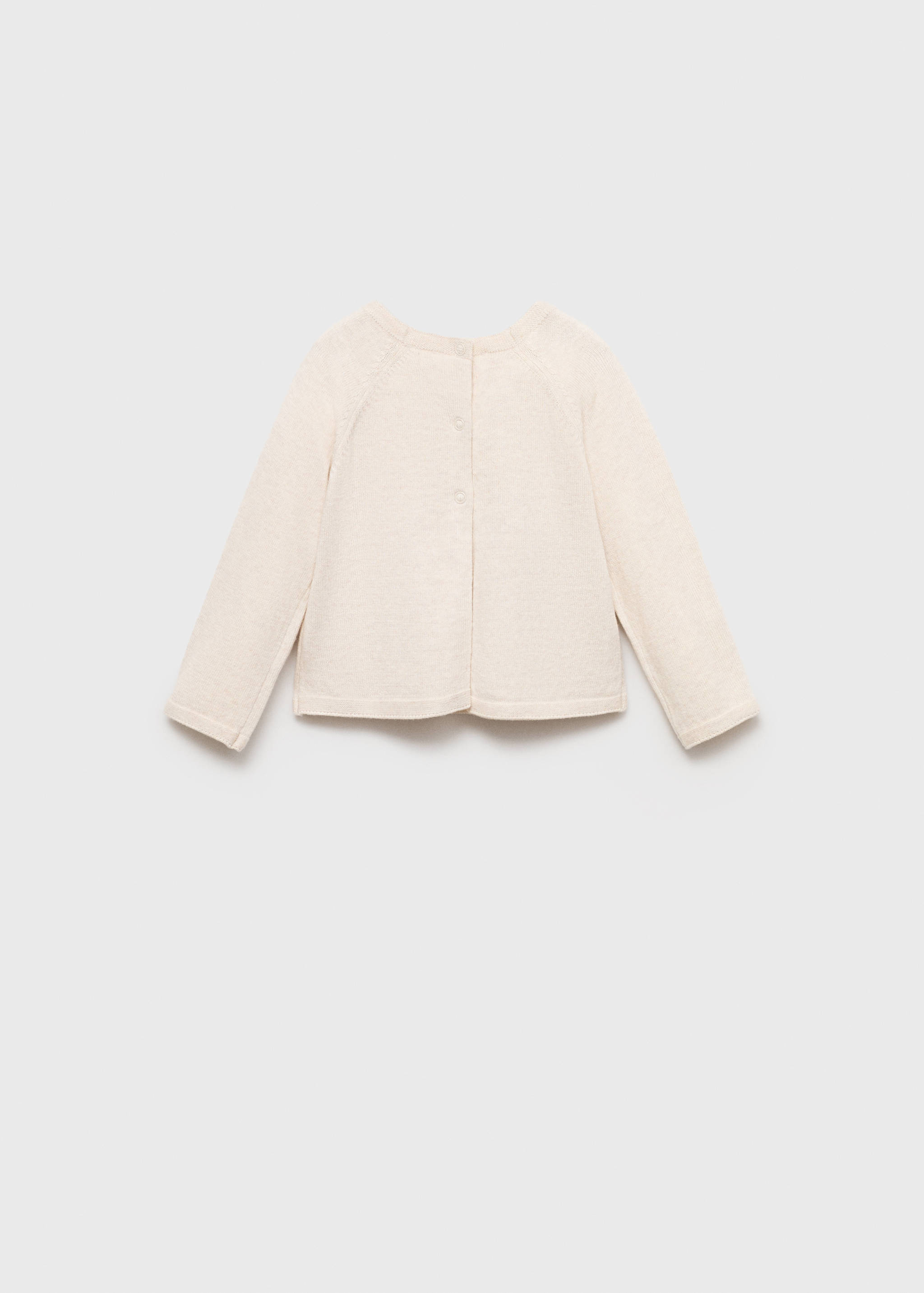 Knit sweater - Reverse of the article